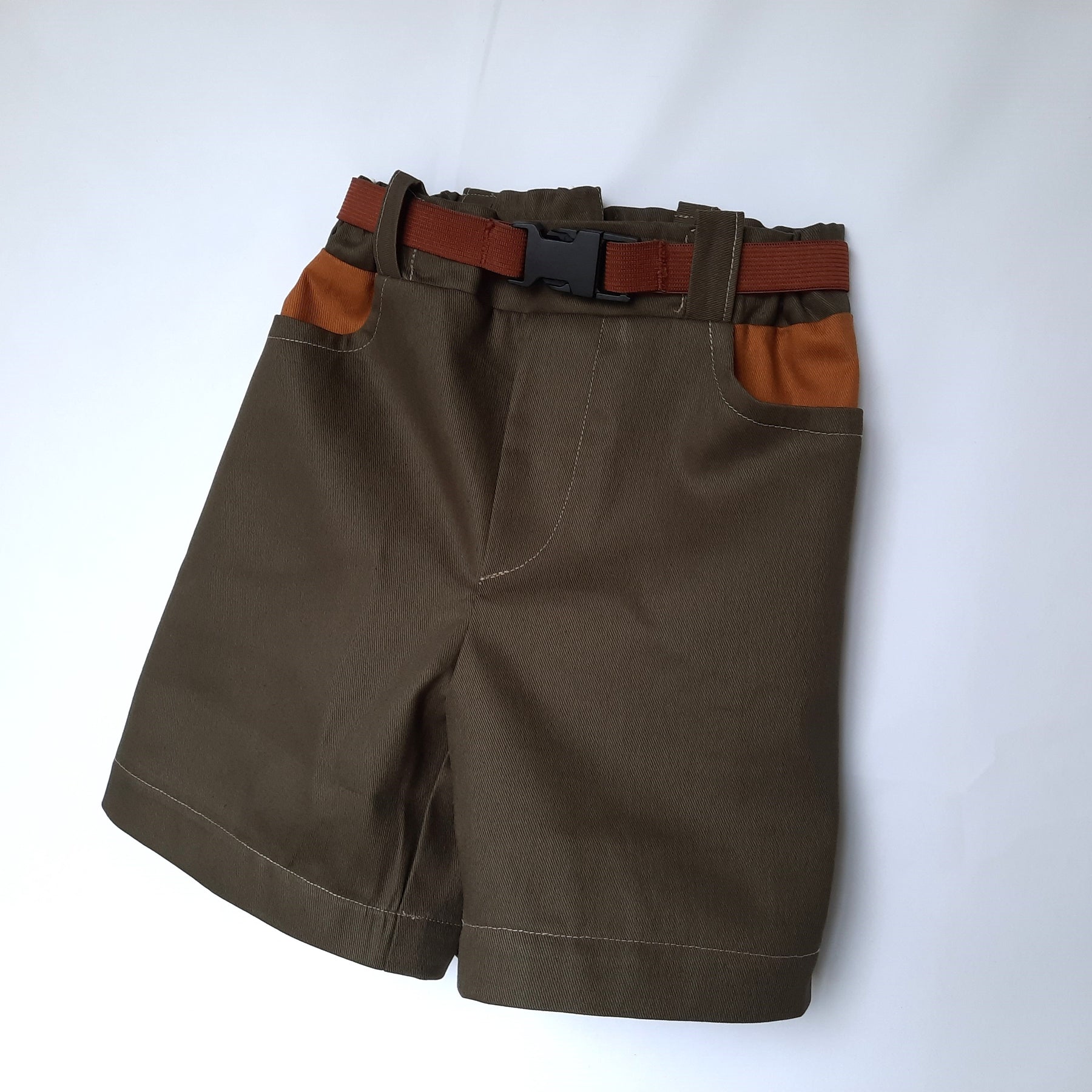 Kids Wombat Park Ranger Outfit: Shirt, Shorts & Belt - Sizes 1 - 6