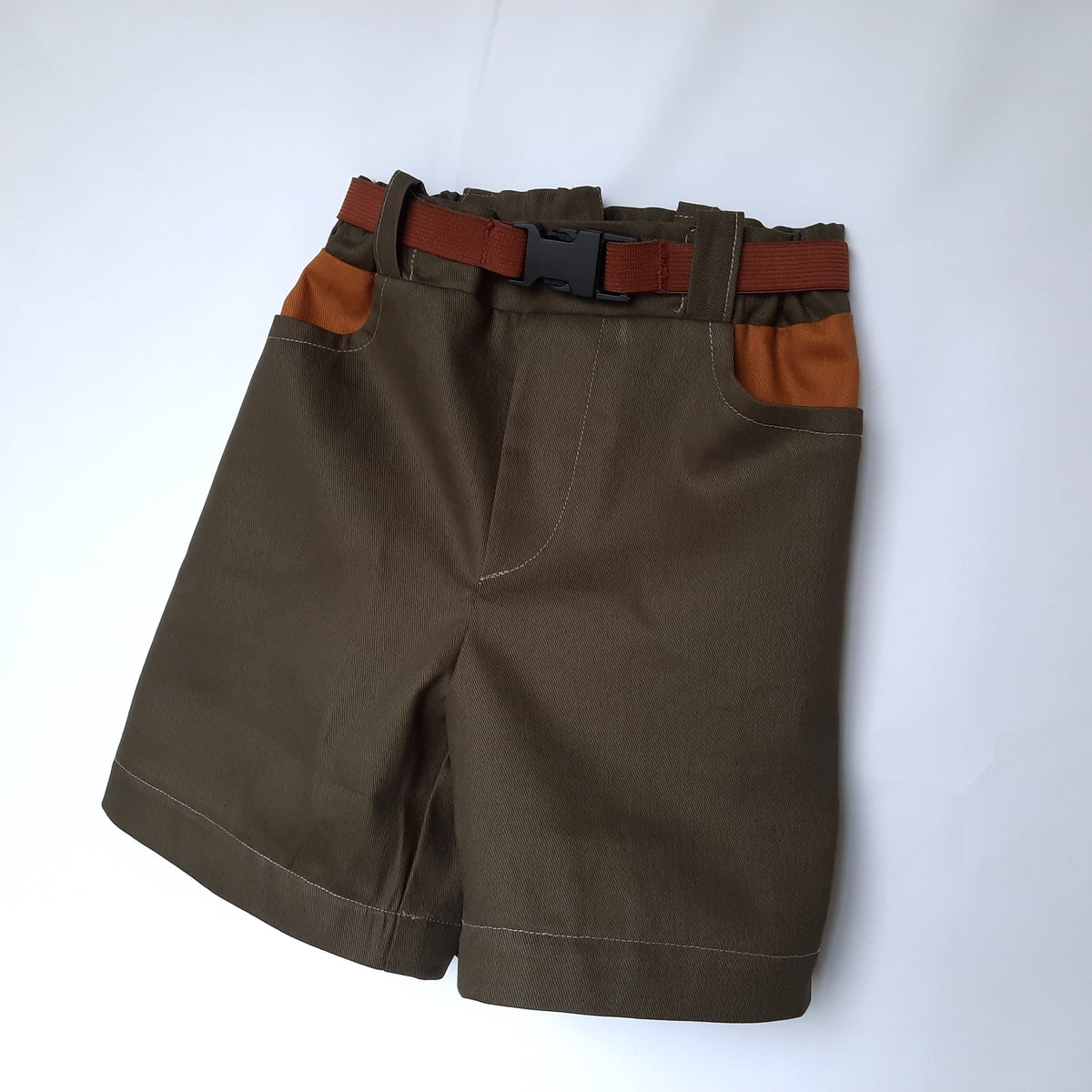 Kids Wombat Park Ranger Outfit: Shirt, Shorts & Belt - Sizes 1 - 6