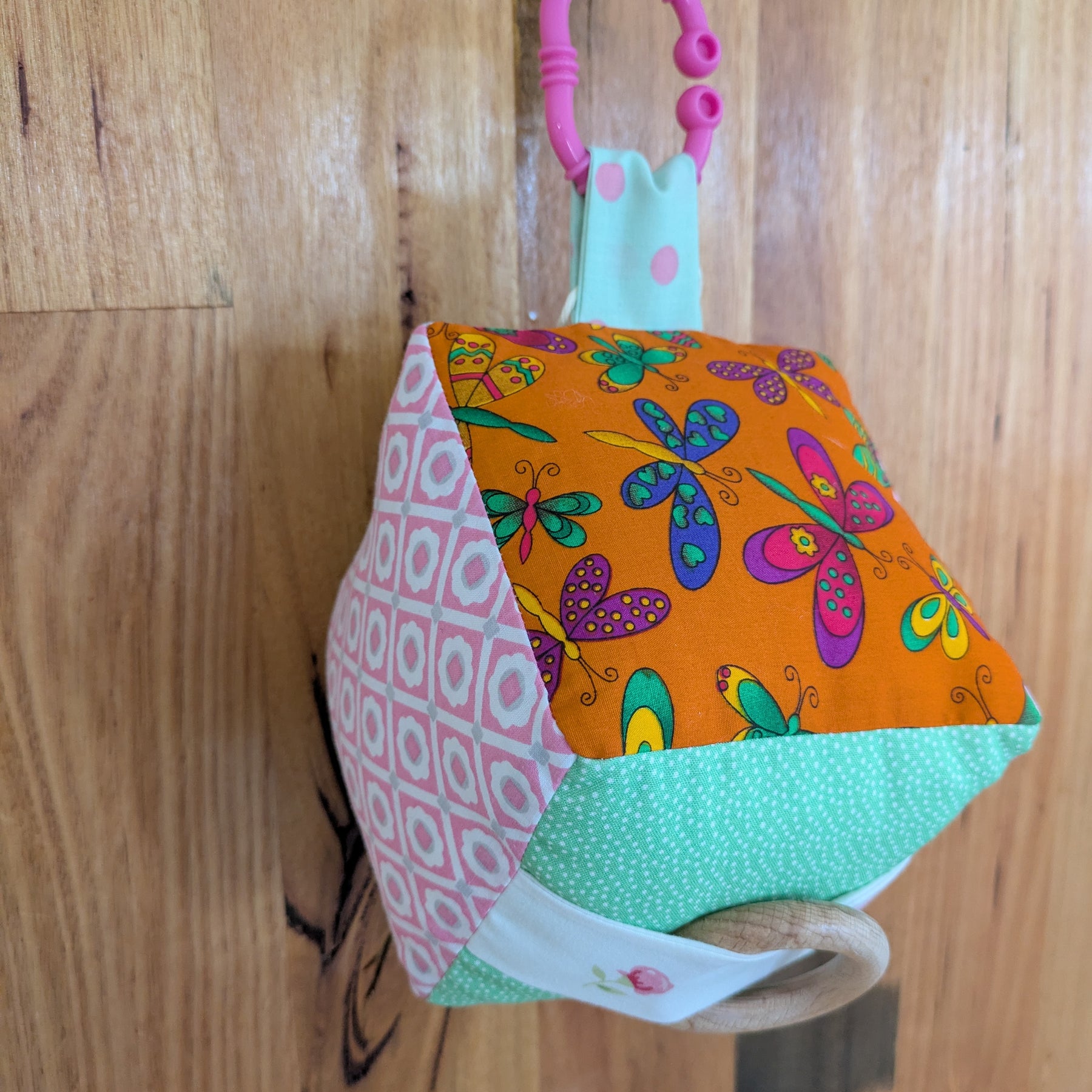 Floral, Flamingo, Butterfly Soft Baby Cube
