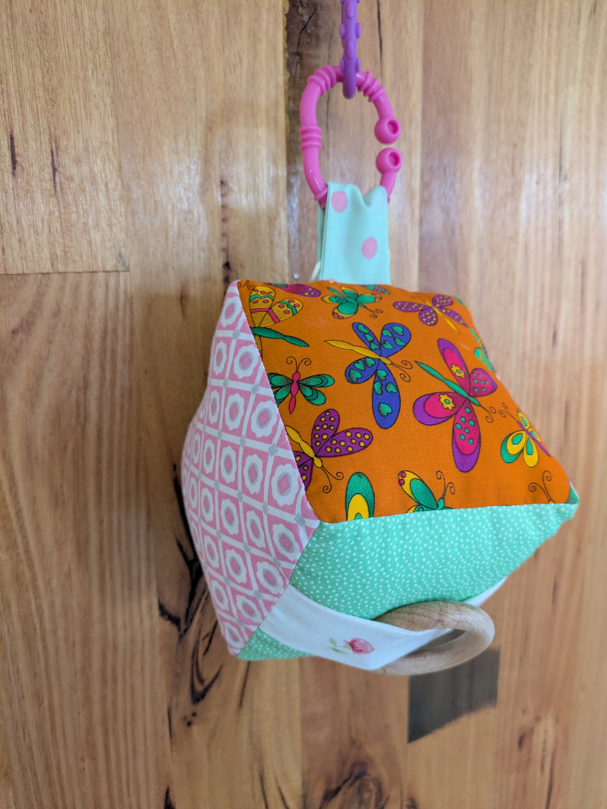 Floral, Flamingo, Butterfly Soft Baby Cube