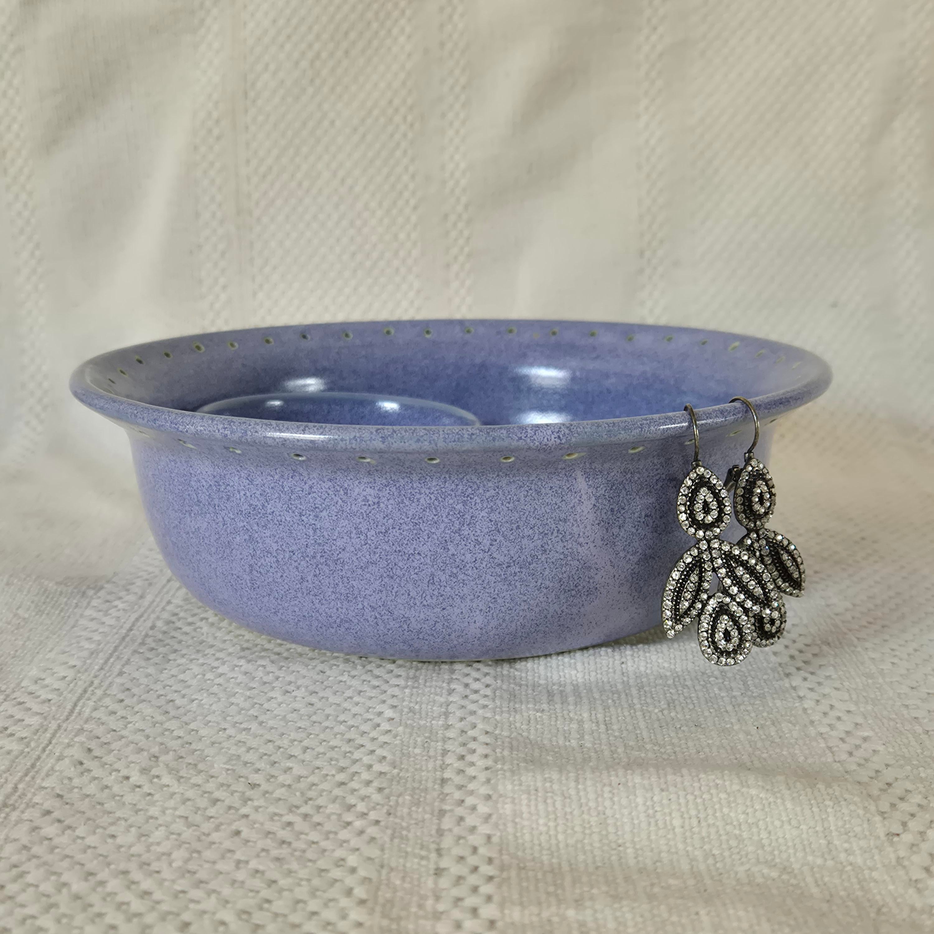 Violet Ceramic Jewellery Bowl