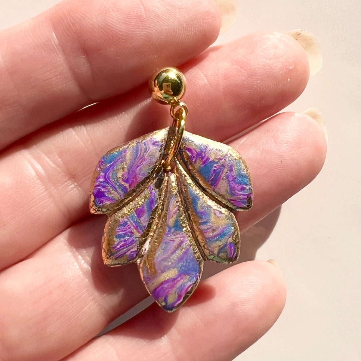 Earrings ~Dangles~Purple~Affordable