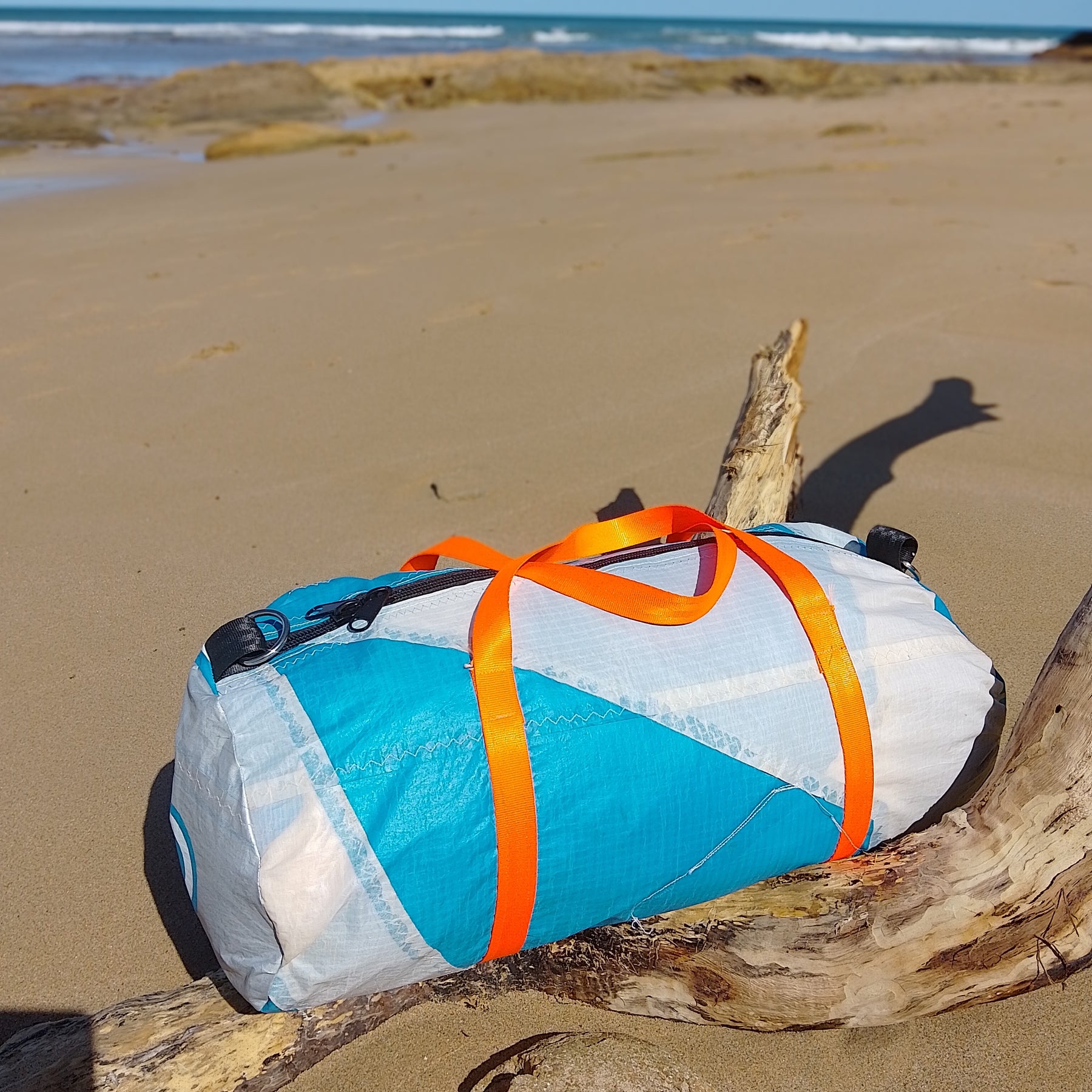One-of-a-Kind Kite Duffle | Sustainable Handmade Bag Made in Torquay