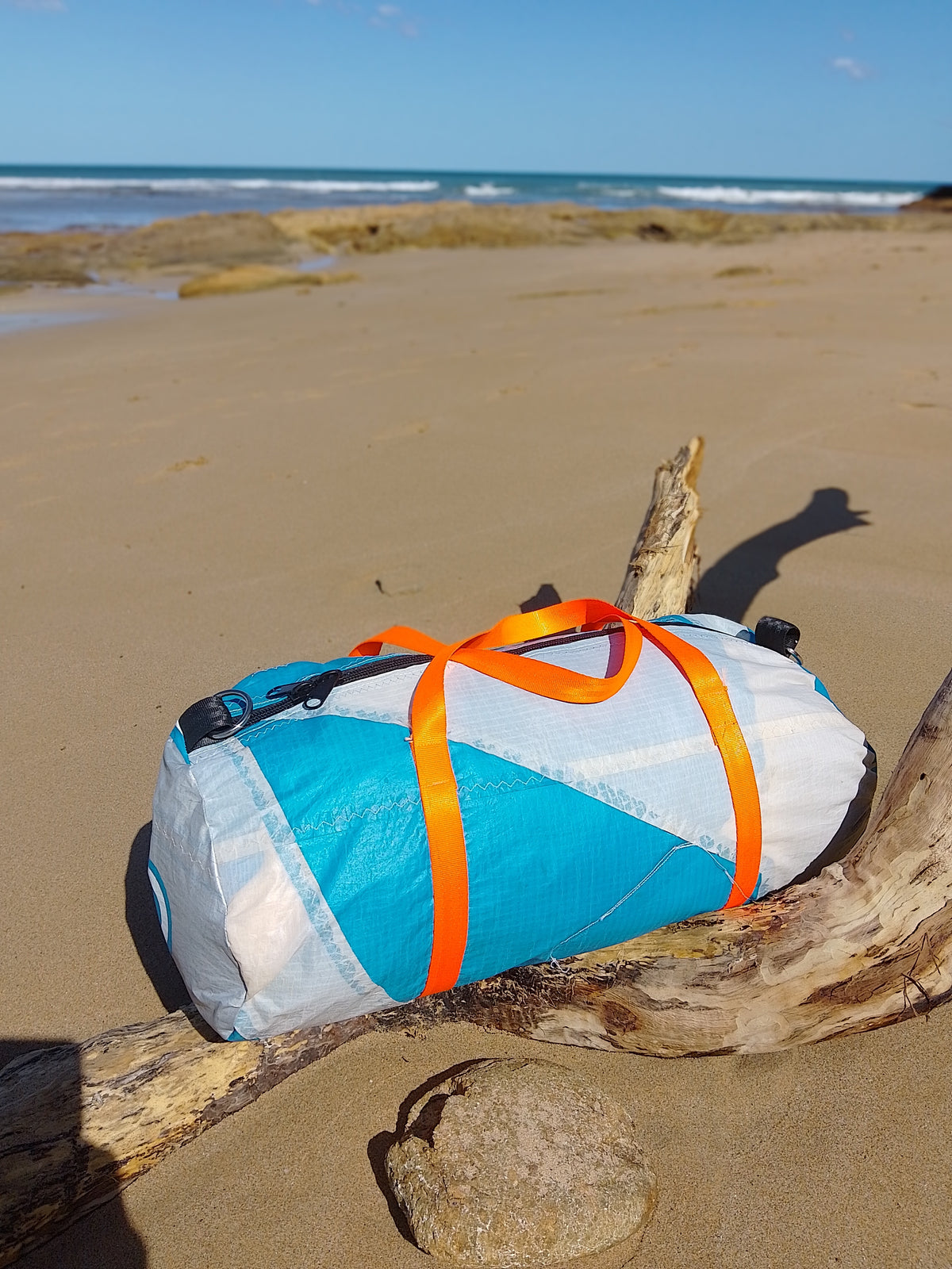 One-of-a-Kind Kite Duffle | Sustainable Handmade Bag Made in Torquay