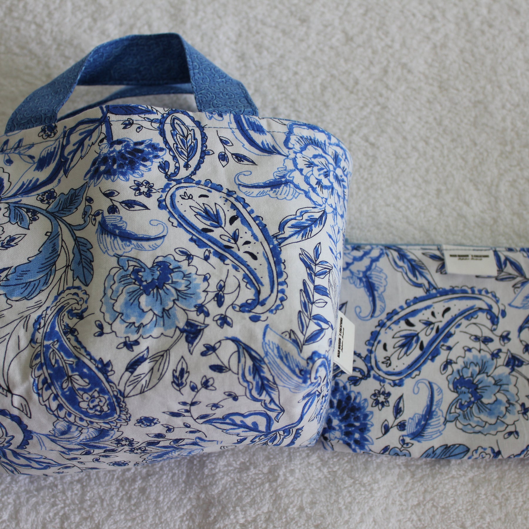 PAISLEY BLUES - TINY TOTS TOTE BAG RANGE