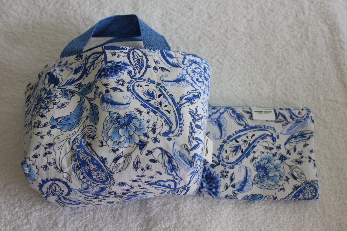 PAISLEY BLUES - TINY TOTS TOTE BAG RANGE
