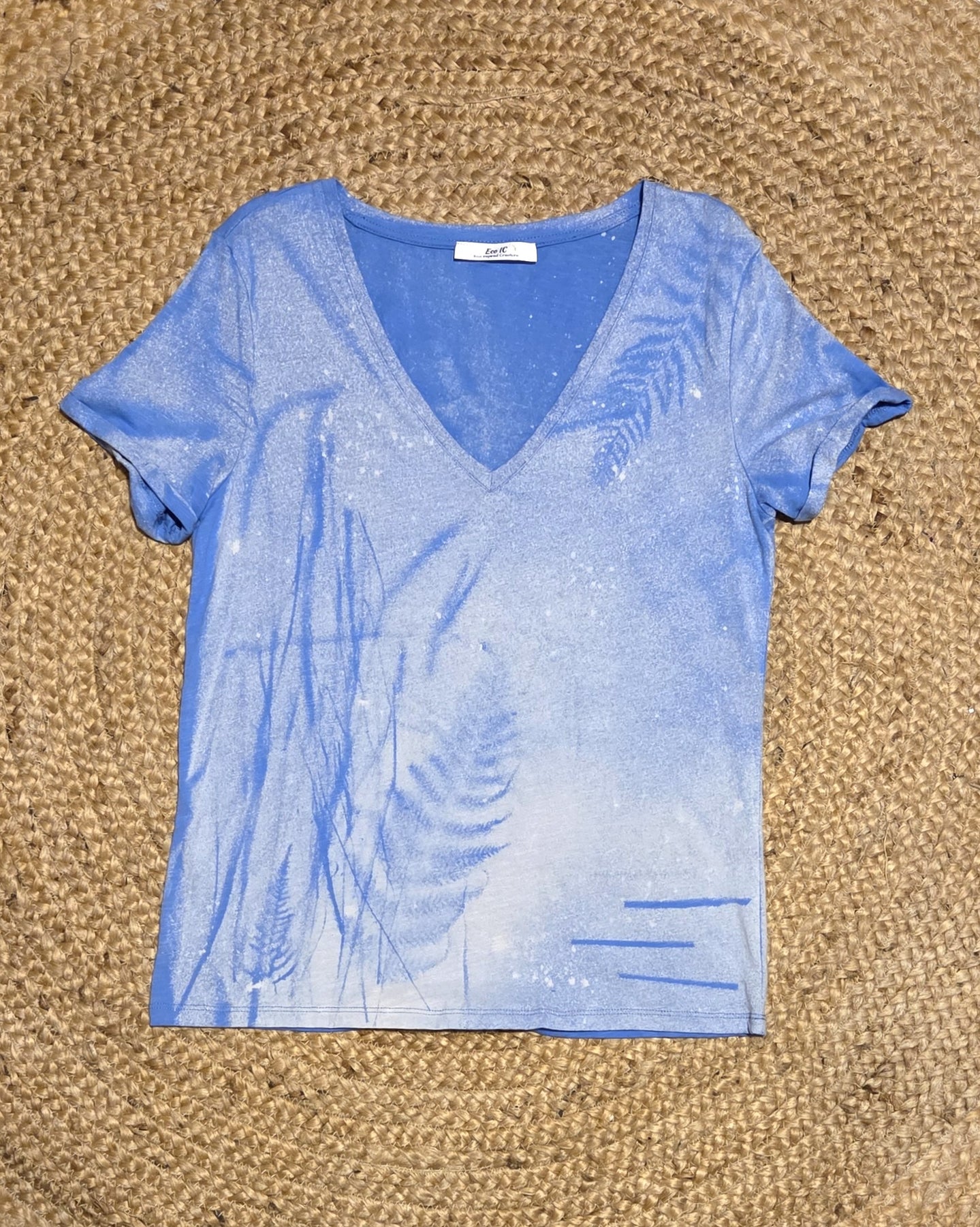 Botanical T-Shirt - Various Sizes - Natural Stencil - Last of this Collection