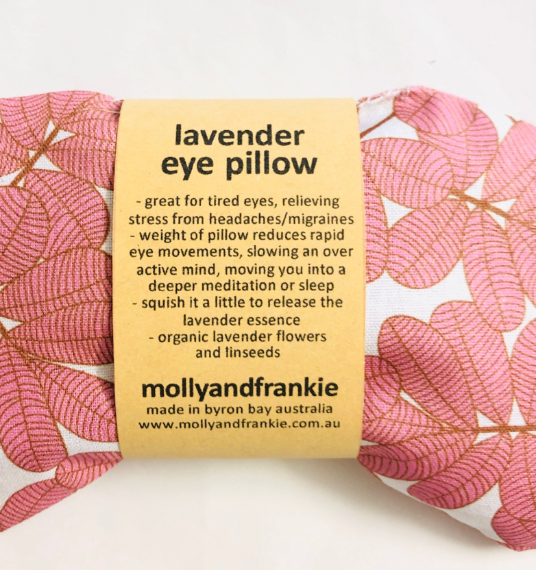 Lavender or Chamomile and Organic Linseed Eye Pillow