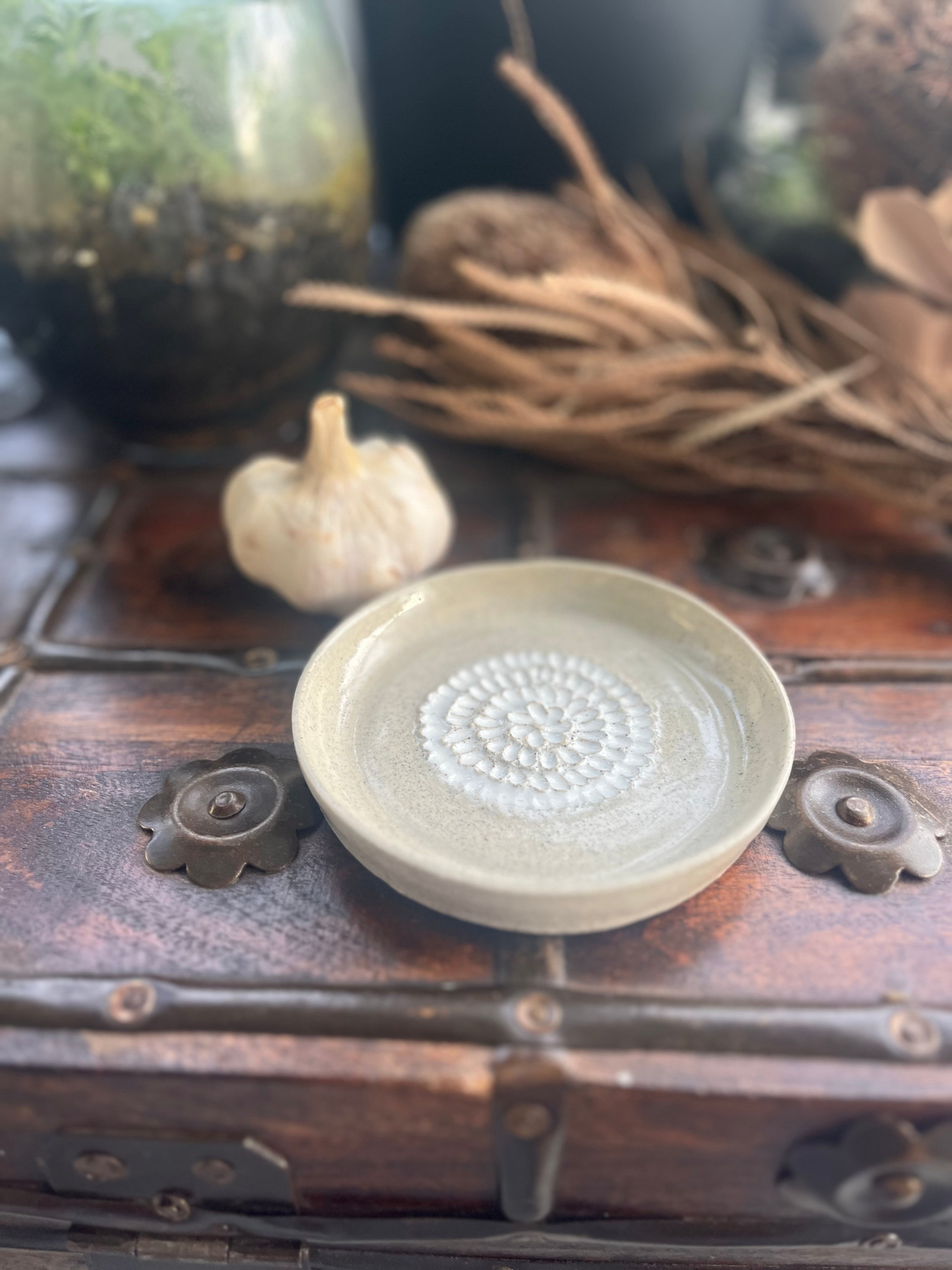 Ceramic Grater with Brush