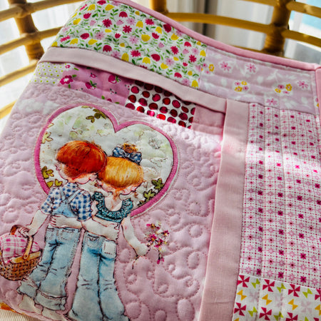 One of a kind Handmade Keepsake Quilt Sarah Kay Fabric