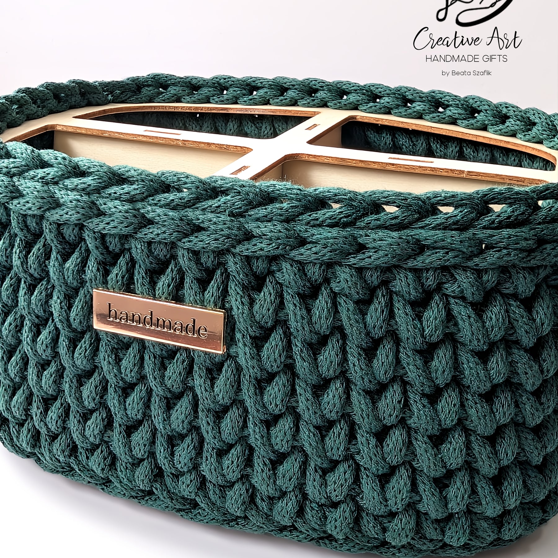 Four-Compartment Basket Organiser