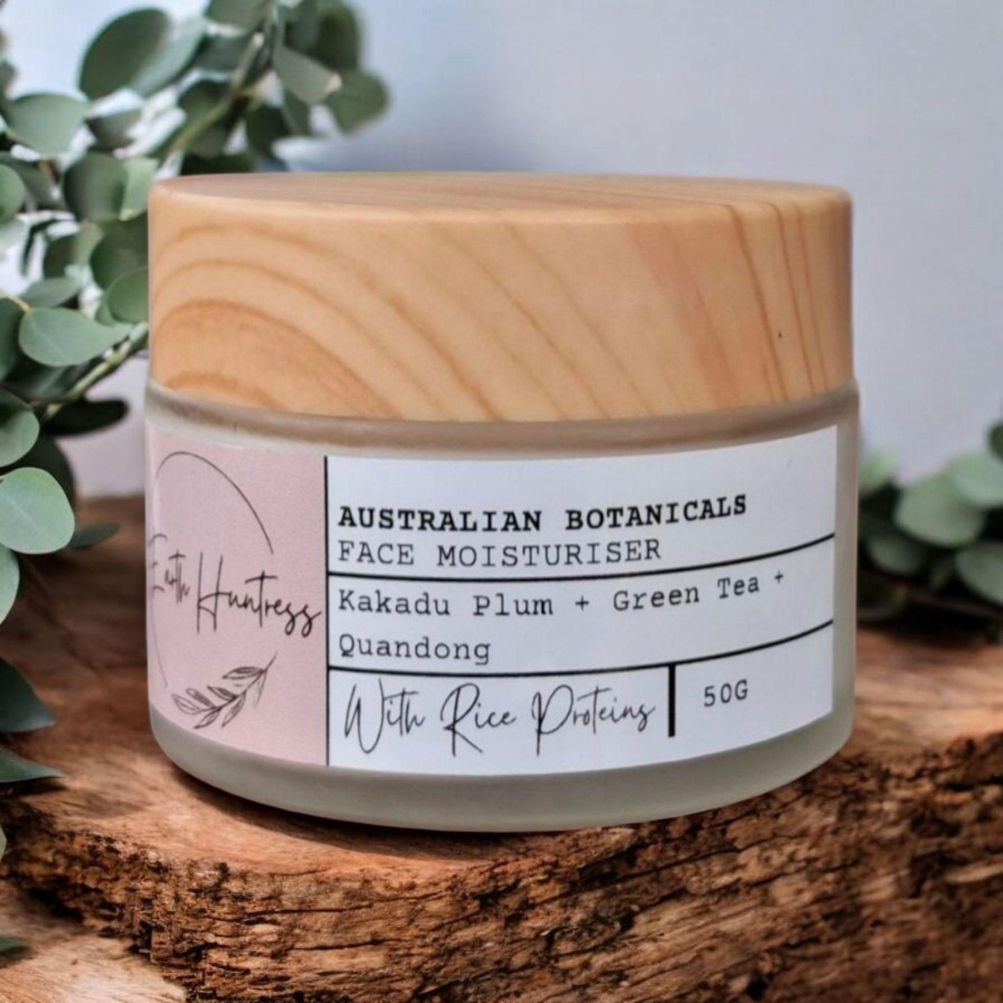 Face Moisturiser. Kakadu Plum + Quandong. Australian Botanicals. Vegan.