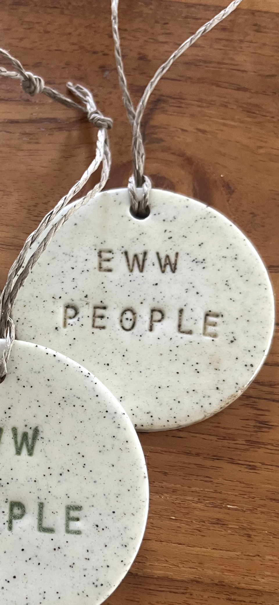 Cheeky Pottery Christmas Ornaments