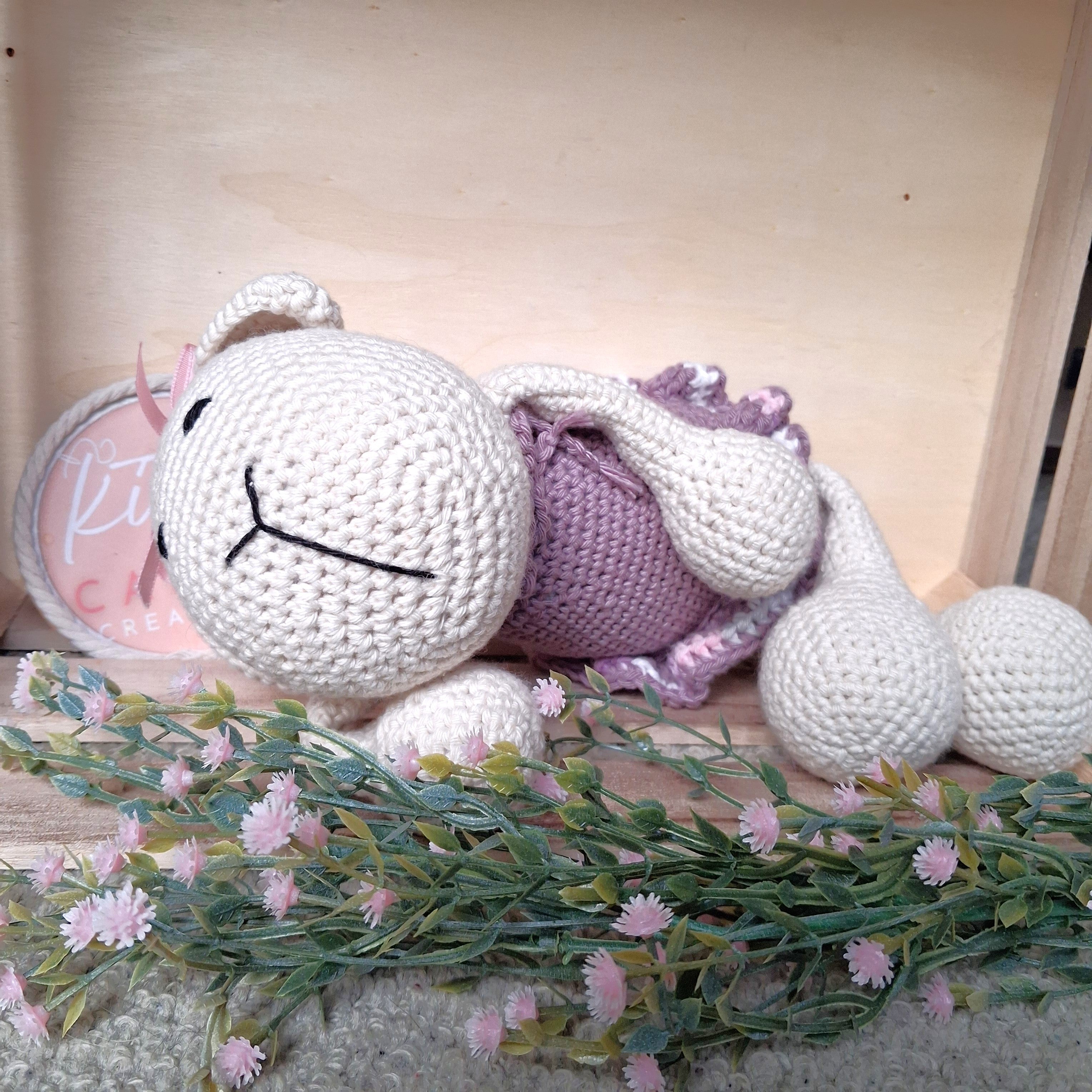 Handmade Crochet Toy Sheep -100% Cotton