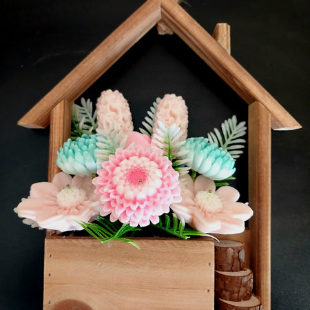 Wooden House Bouquet  Autumn Bonfire