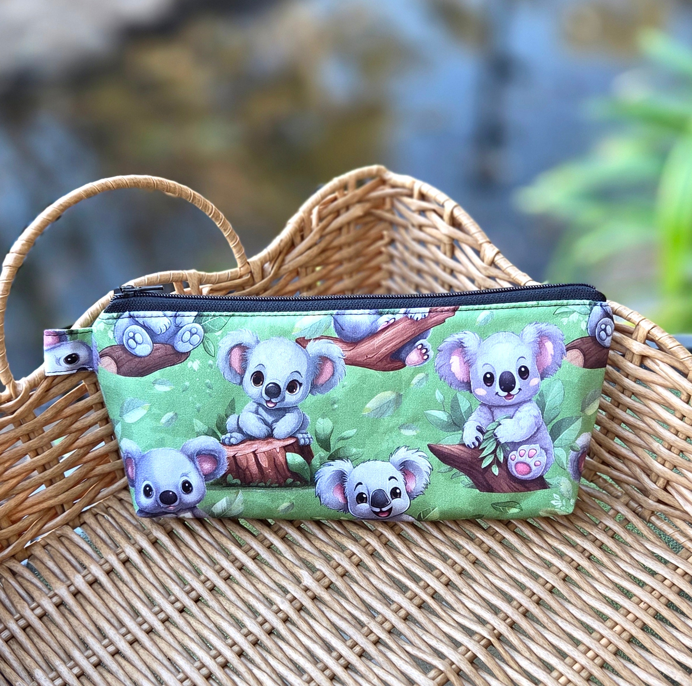 Pencil cases in Australian native animal fabrics