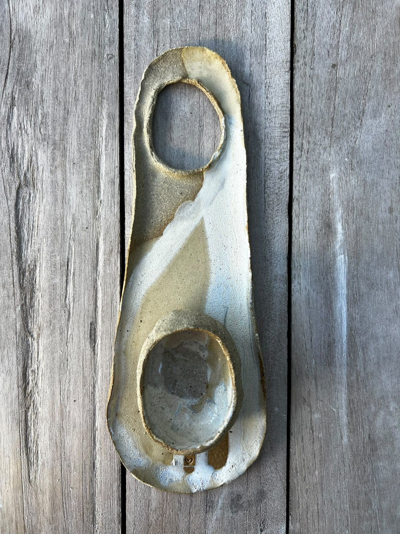 Handmade Ceramic Olive Serving Tray and Pip Bowl