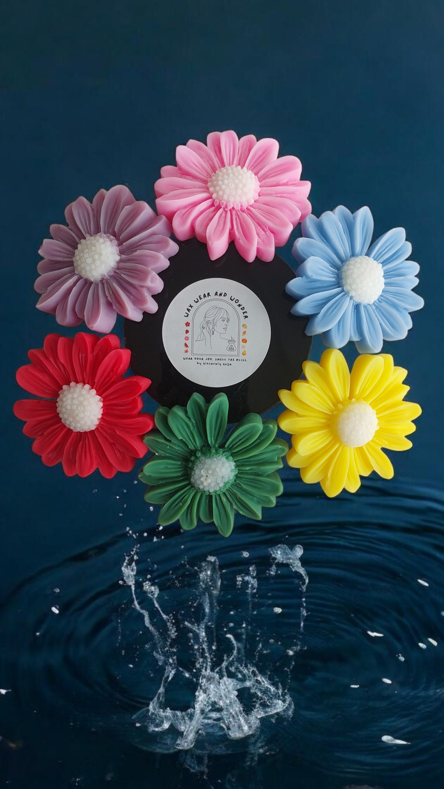 Scented Soy Wax Melts - Daisy Bloom Trio