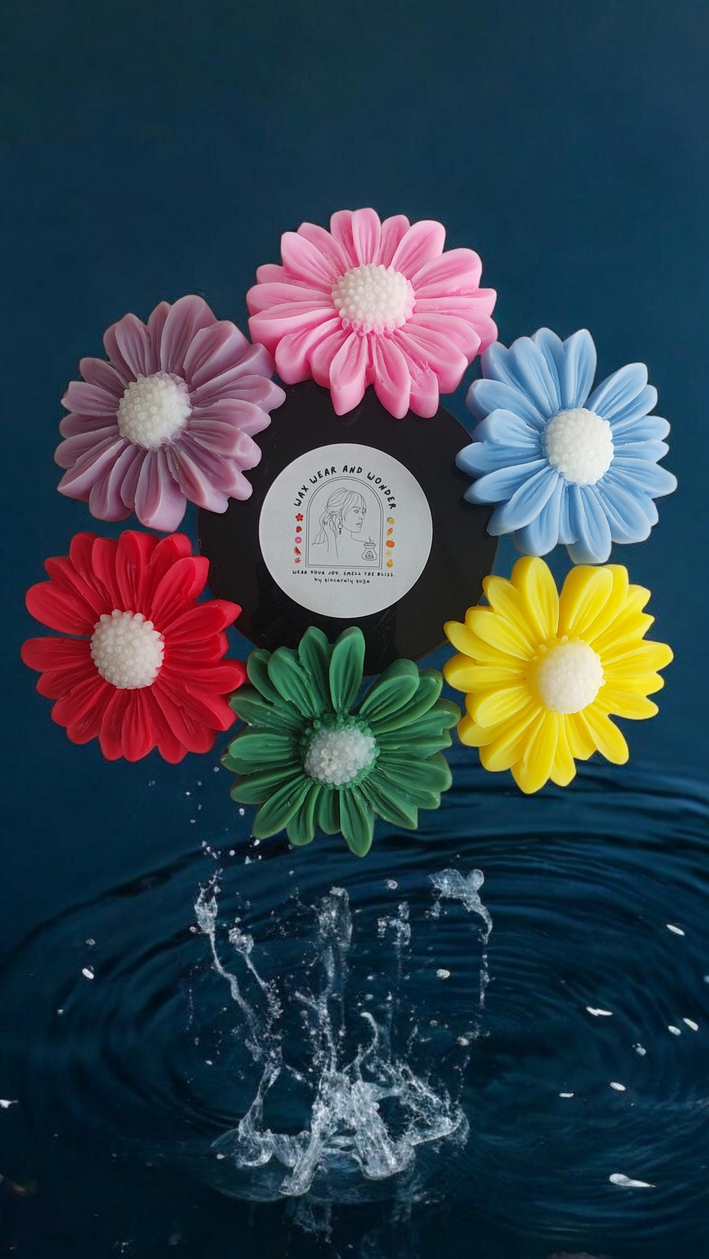 Scented Soy Wax Melts - Daisy Bloom Trio
