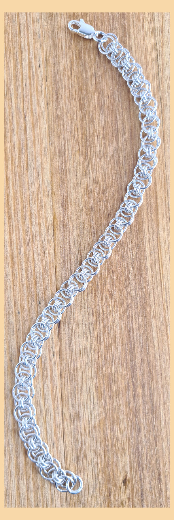 Chainmaille Helm Weave Bracelet
