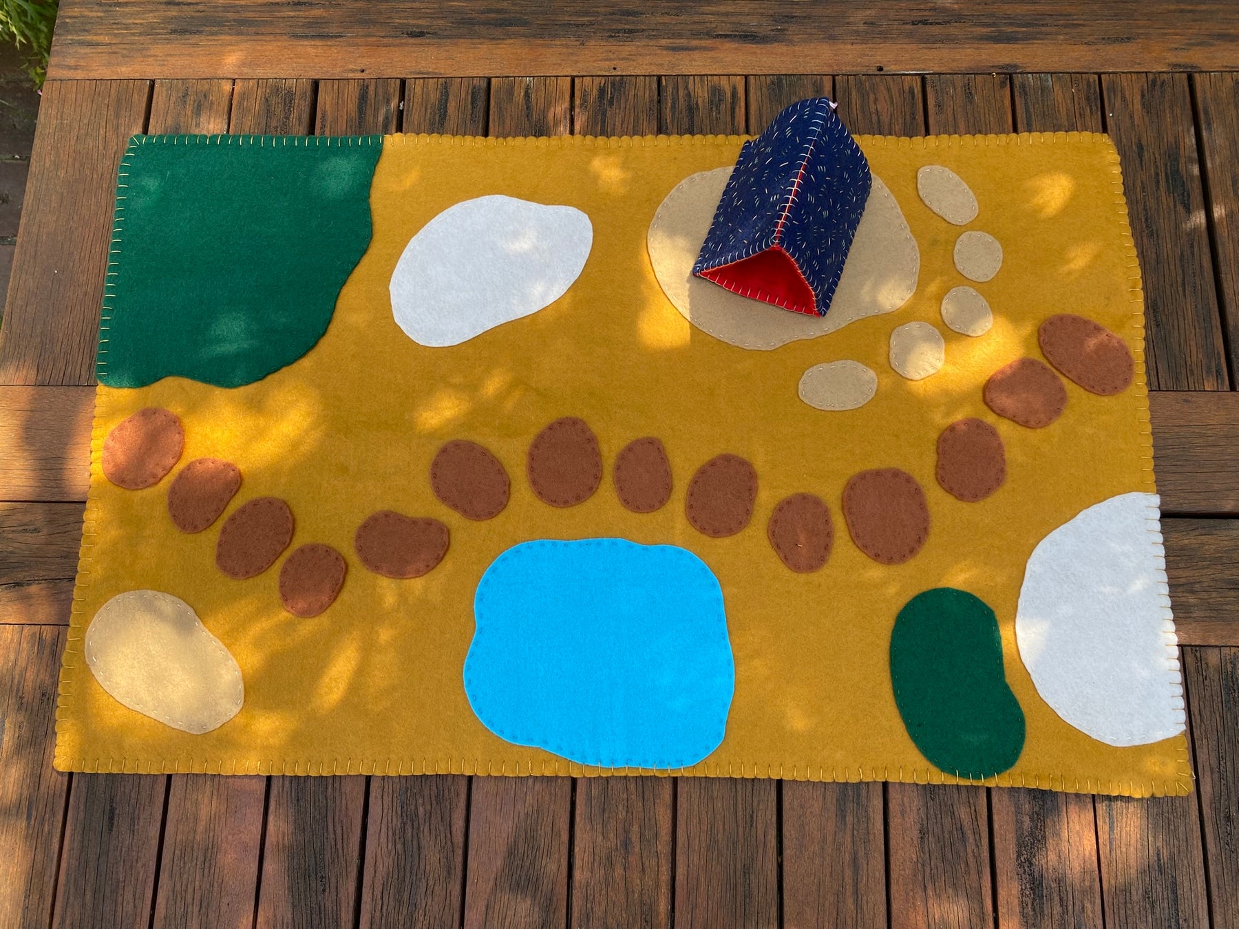 Play Felt Mat Large - Desert adventures #1