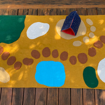 Play Felt Mat Large - Desert adventures #1