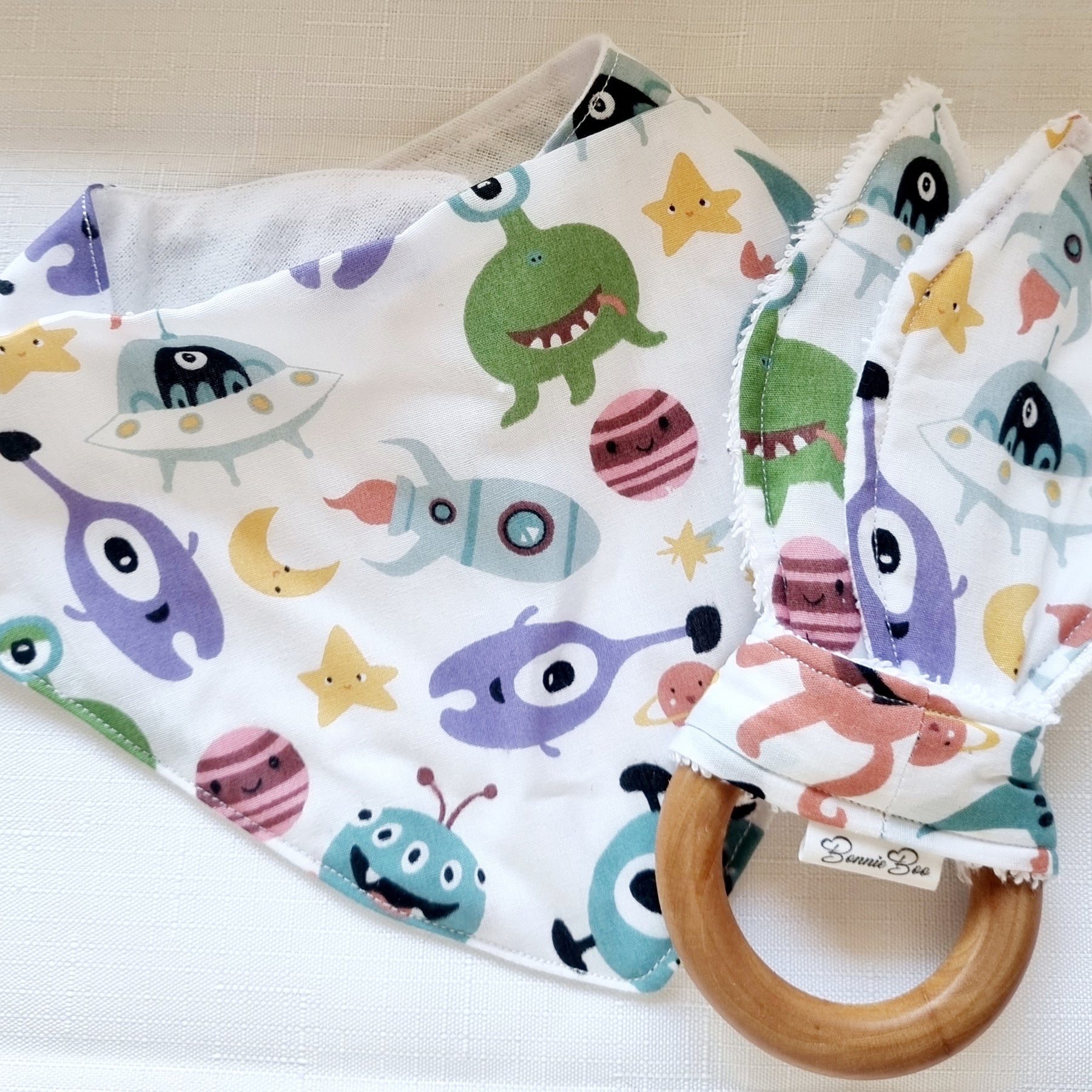 Bib and Bunny Ears Ring set Handmade 5 designs | BB011