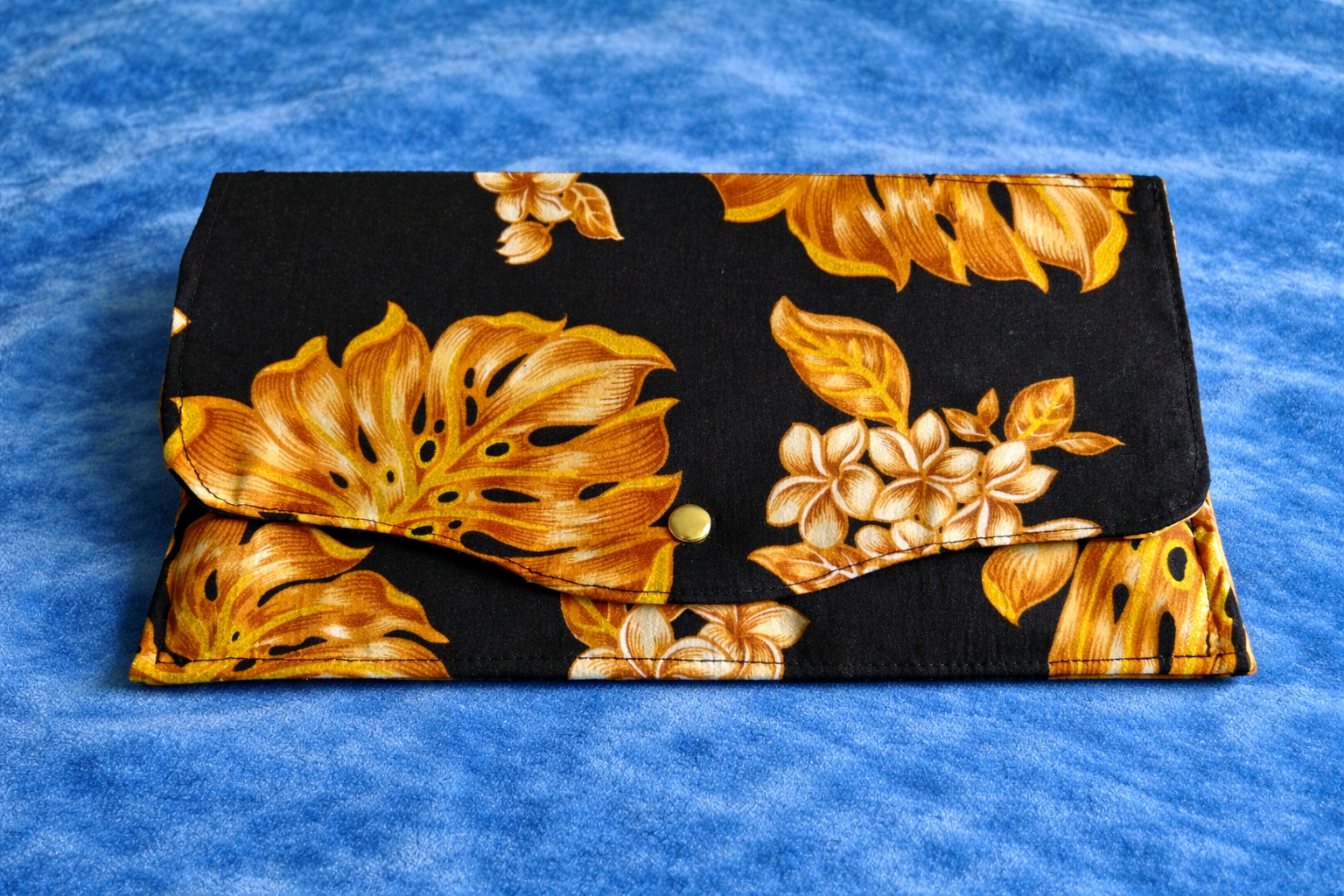 Black & Gold Elegant Handmade Evening Clutch
