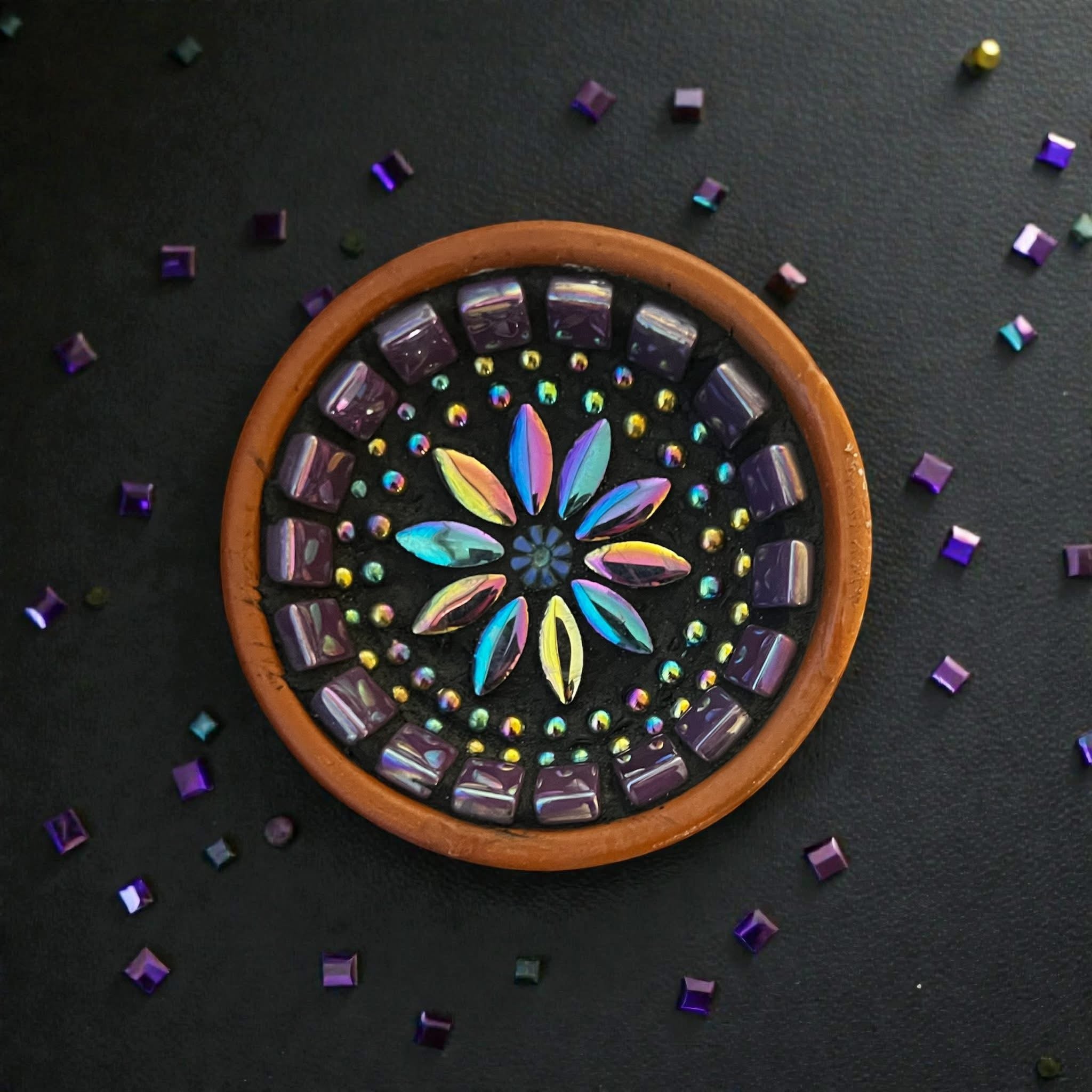 Mosaic DIY Kit. Bee/ Butterfly Mosaic Bath.