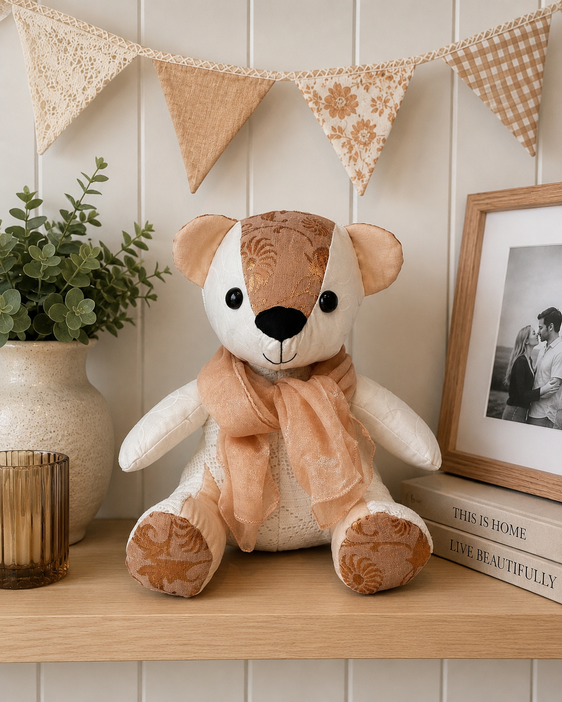 Custom Memory Bear – Made from Your Loved Ones Clothes | Keepsake Teddy Bear | Remberence Teddy Bear