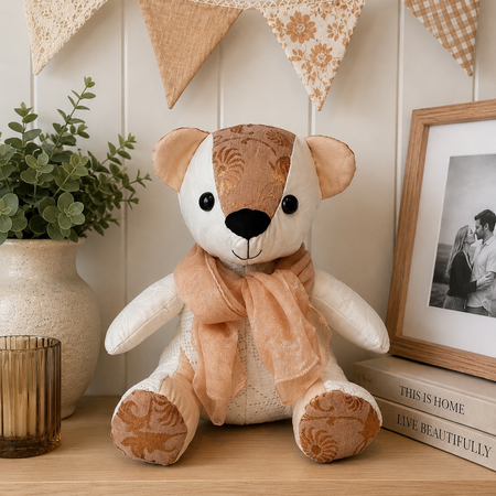 Custom Memory Bear – Made from Your Loved Ones Clothes | Keepsake Teddy Bear | Remberence Teddy Bear