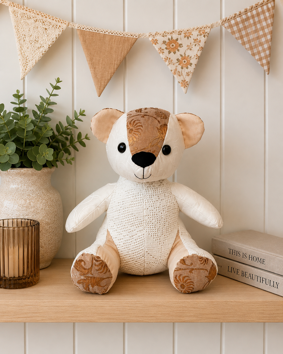 Custom Memory Bear – Made from Your Loved Ones Clothes | Keepsake Teddy Bear | Remberence Teddy Bear