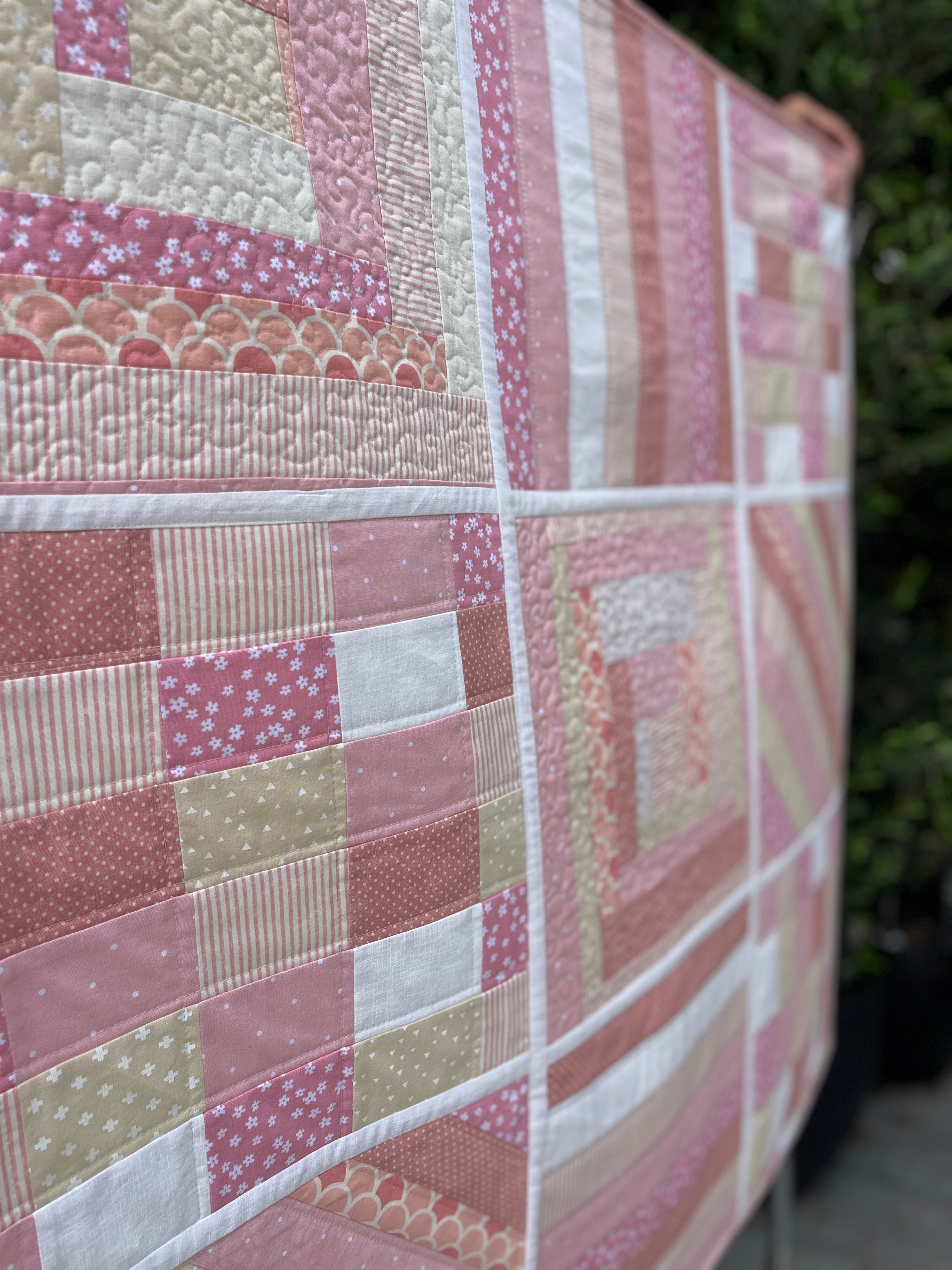 Pink Dreams Reversible Baby/Lap quilt