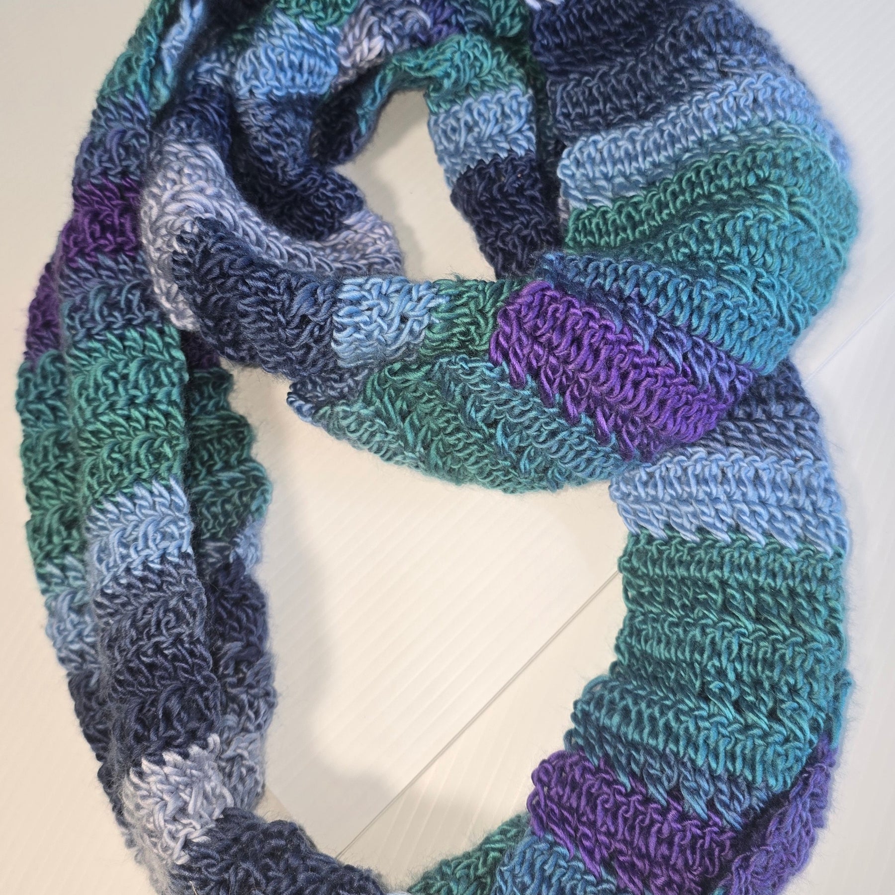 Handmade | Ocean | Infinity Scarf | Neck Warmer