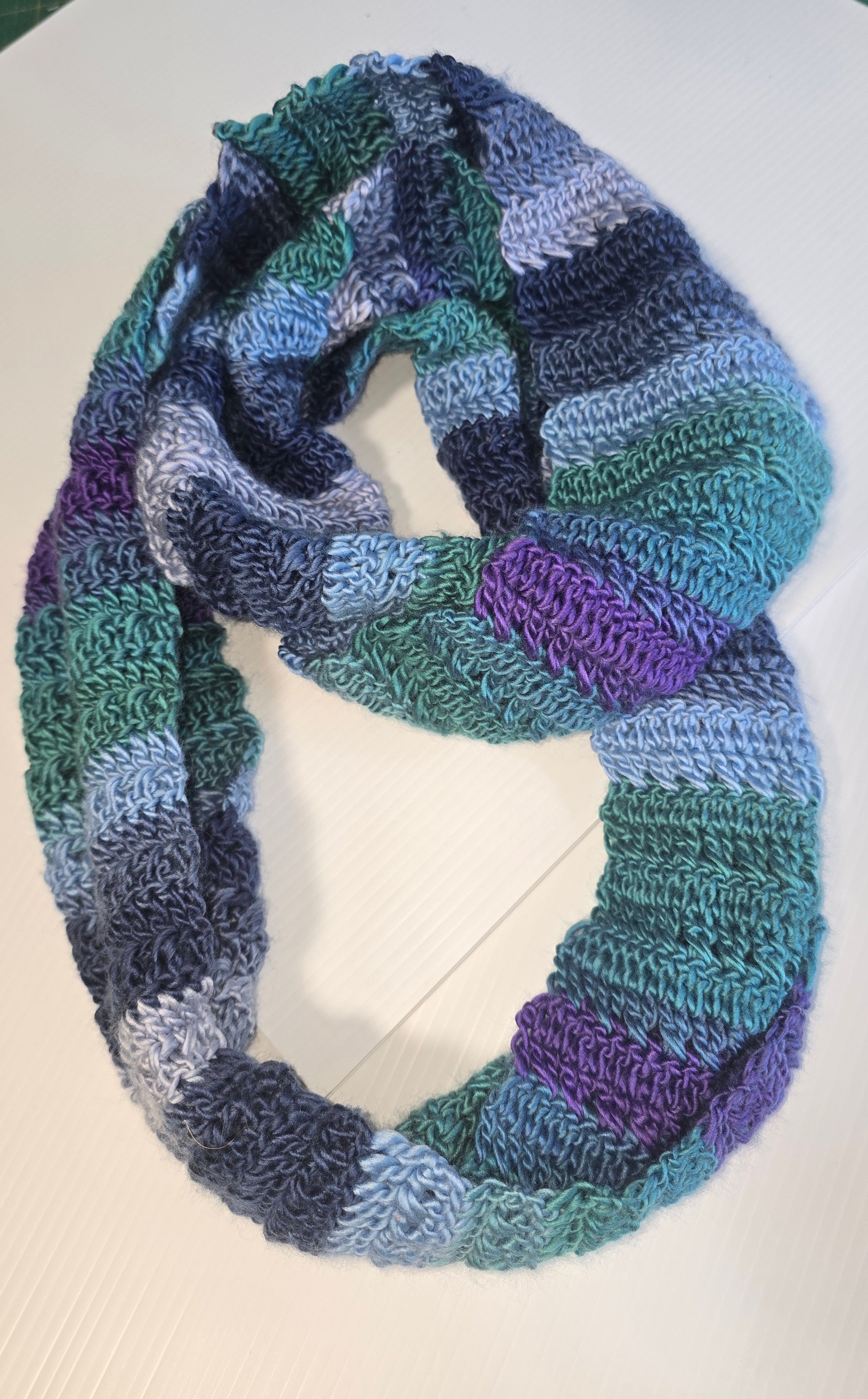 Handmade | Ocean | Infinity Scarf | Neck Warmer