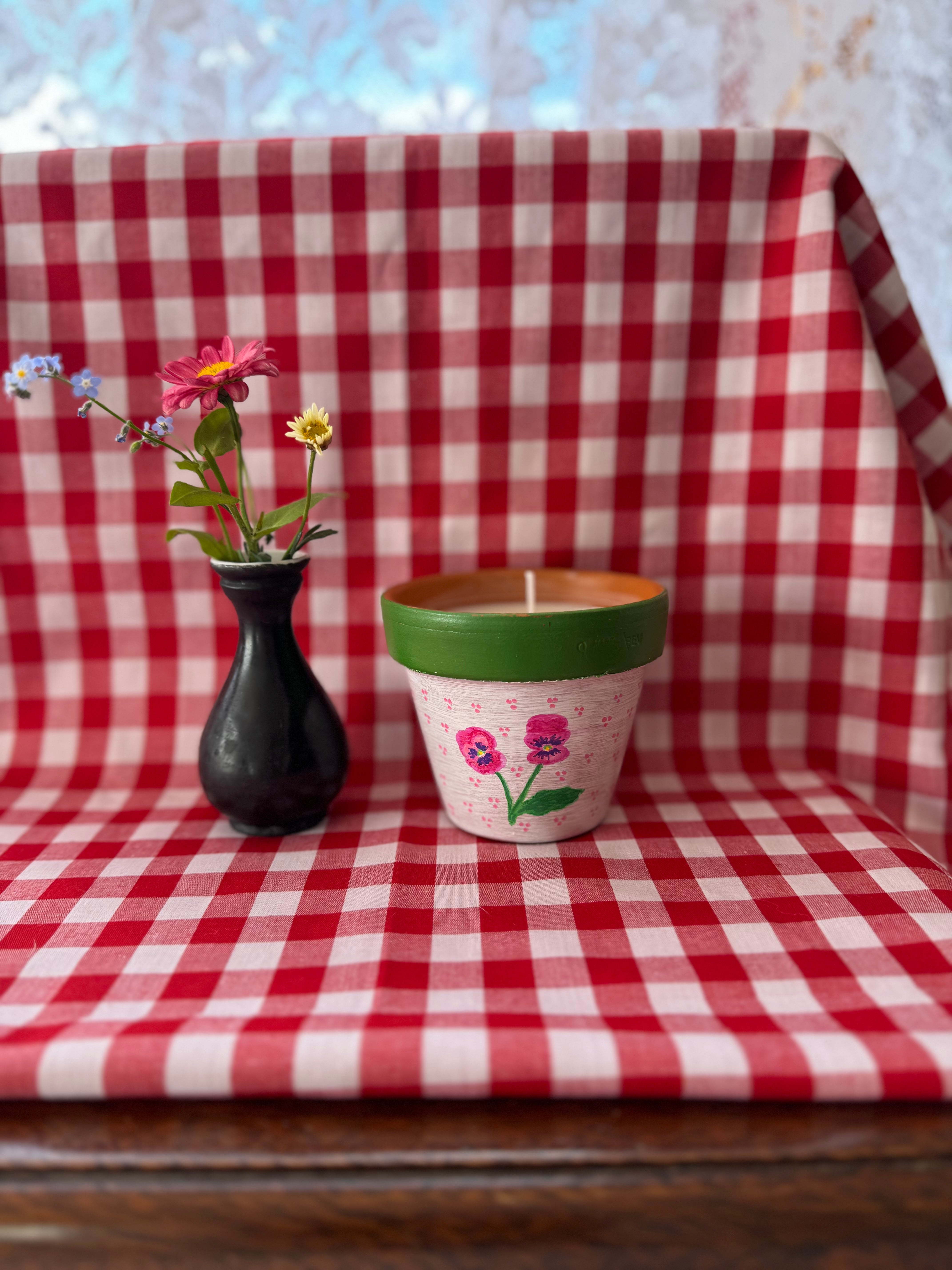 Scented Soy Potted Candles