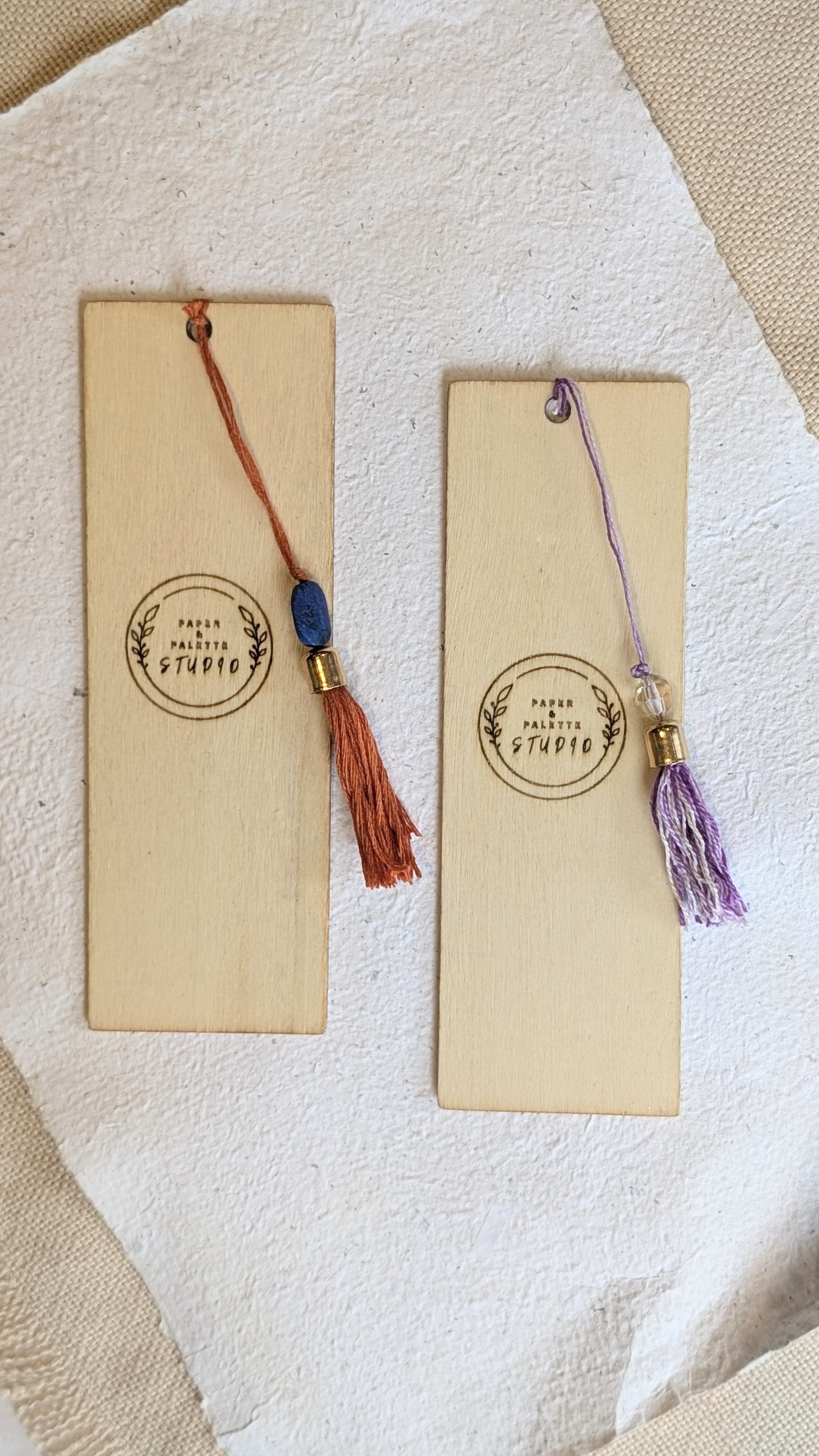 Handmade Watercolour Iris Bookmark | Framed Mini Artwork for Book Lovers