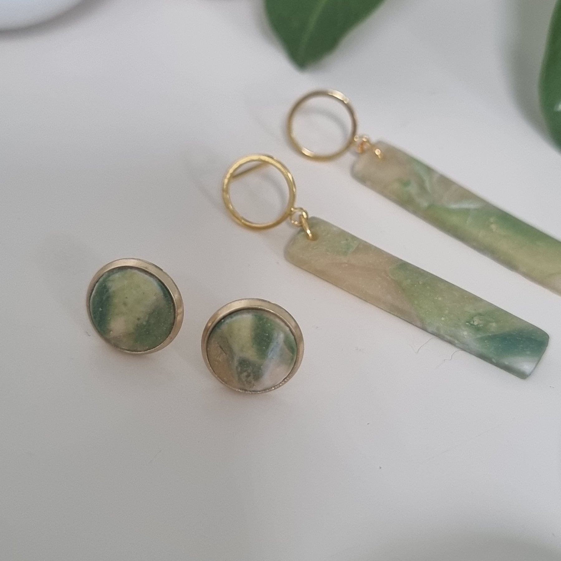 Sage Marble Ovals