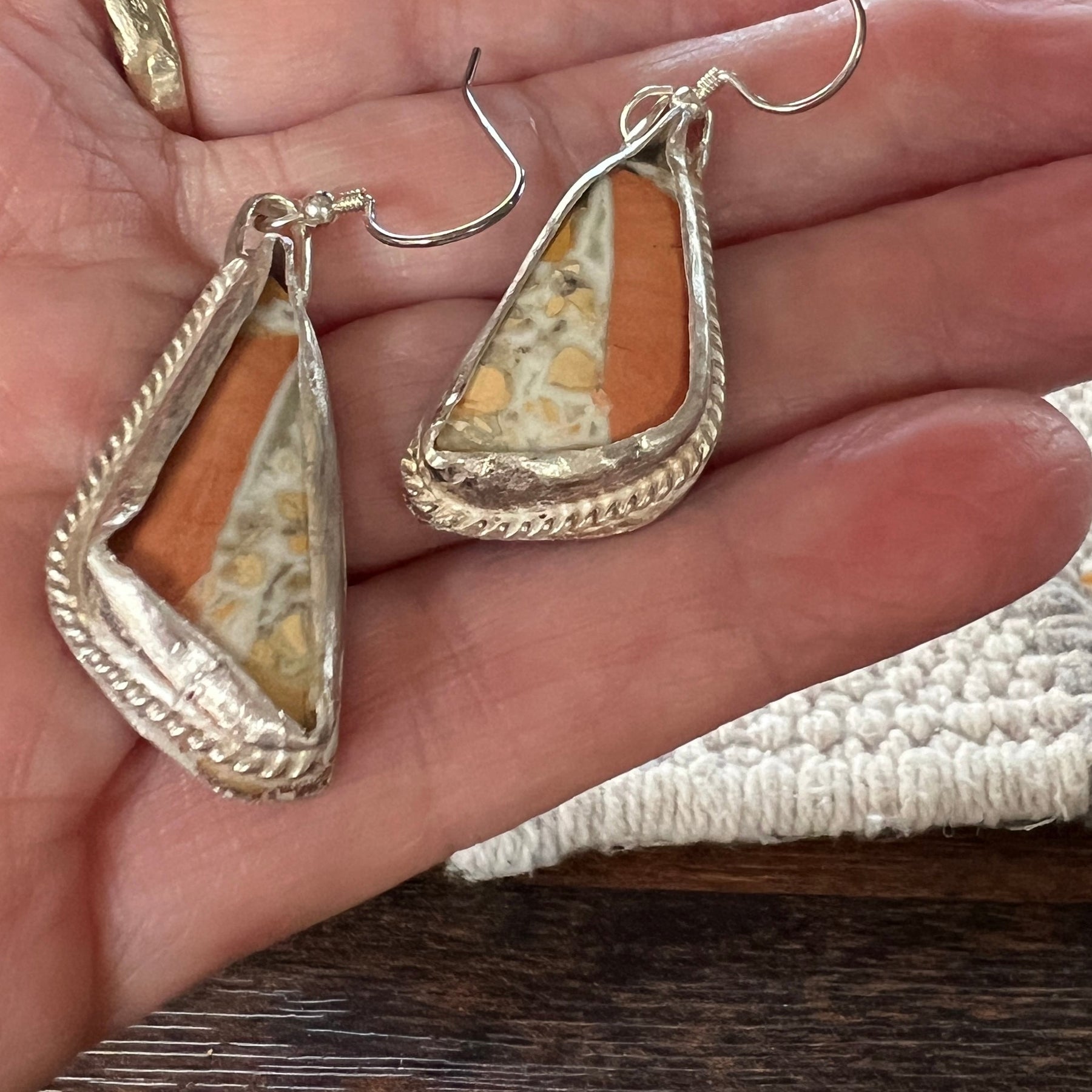 “Ulladulla” Brecciated Jasper Earrings