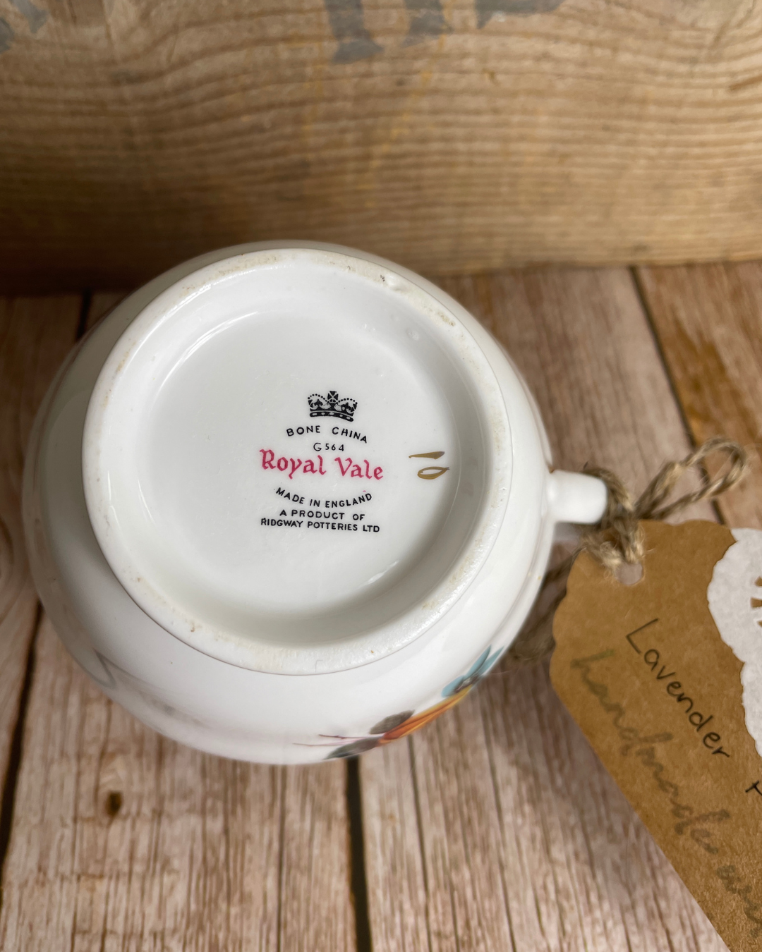 Lavender + Sweet Orange I Natural Soy Candle I Vintage Rose Jug