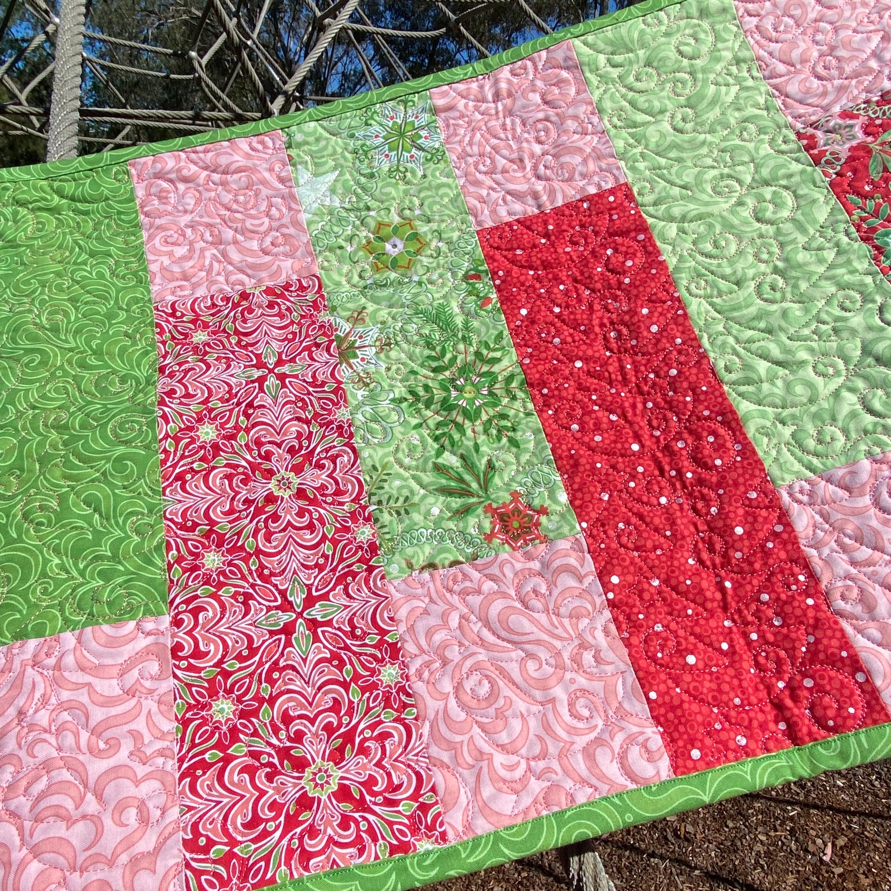 Quilted Christmas Table Runners