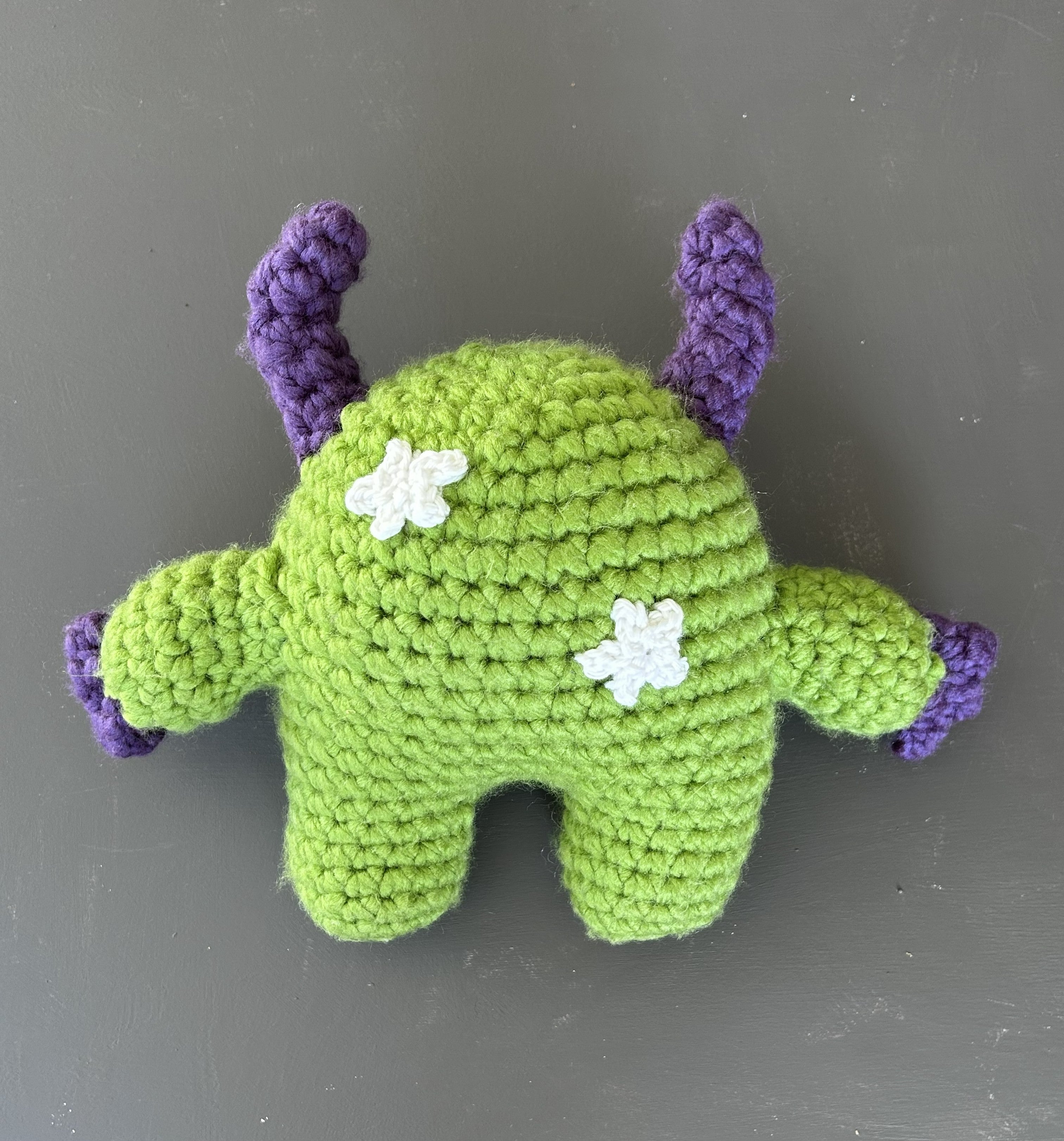 Monty the Comfort Monster with Glow Stars - Green