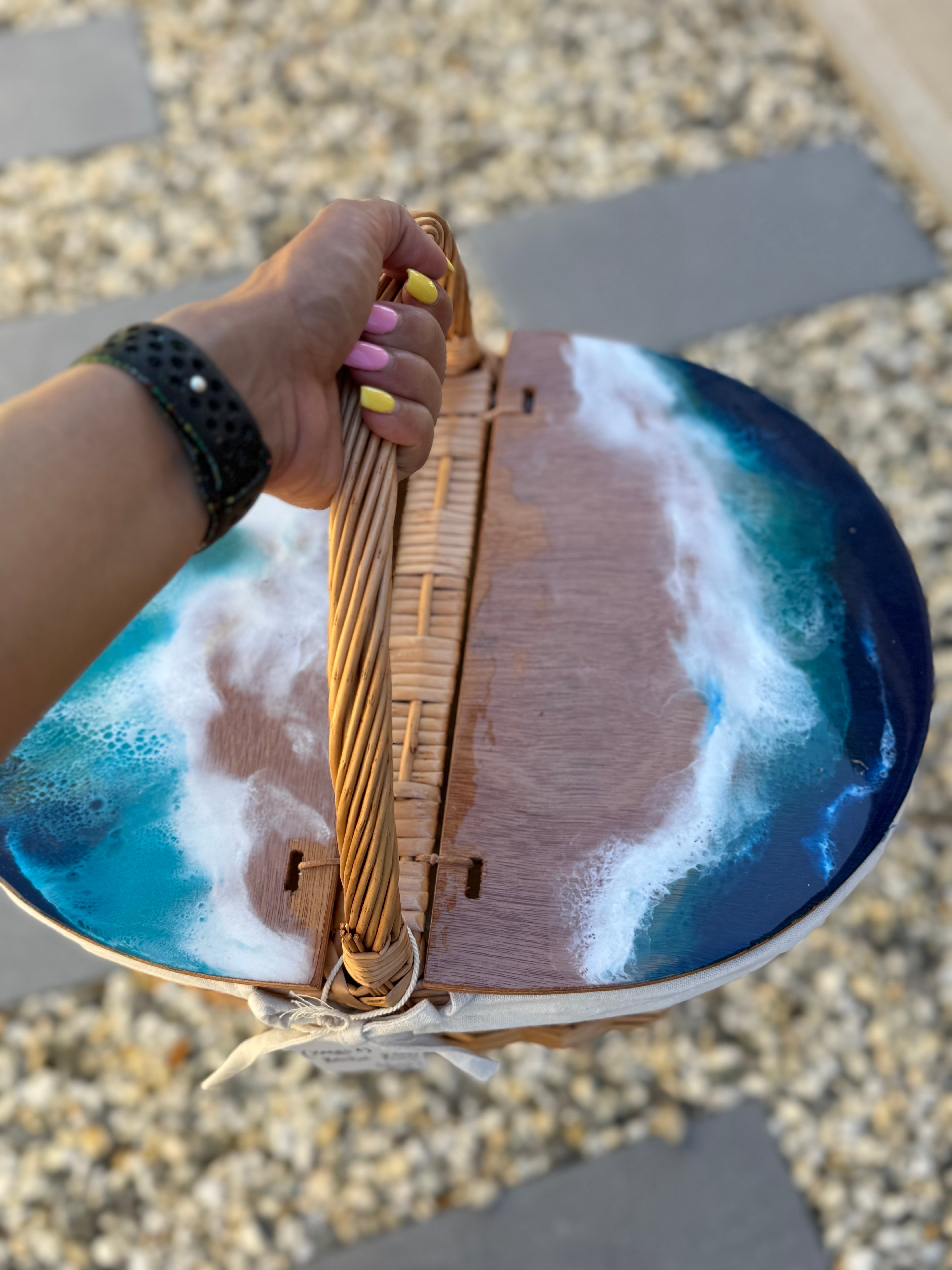 Picnic basket | handmade | home decor | homewares | beach basket | gift ideas