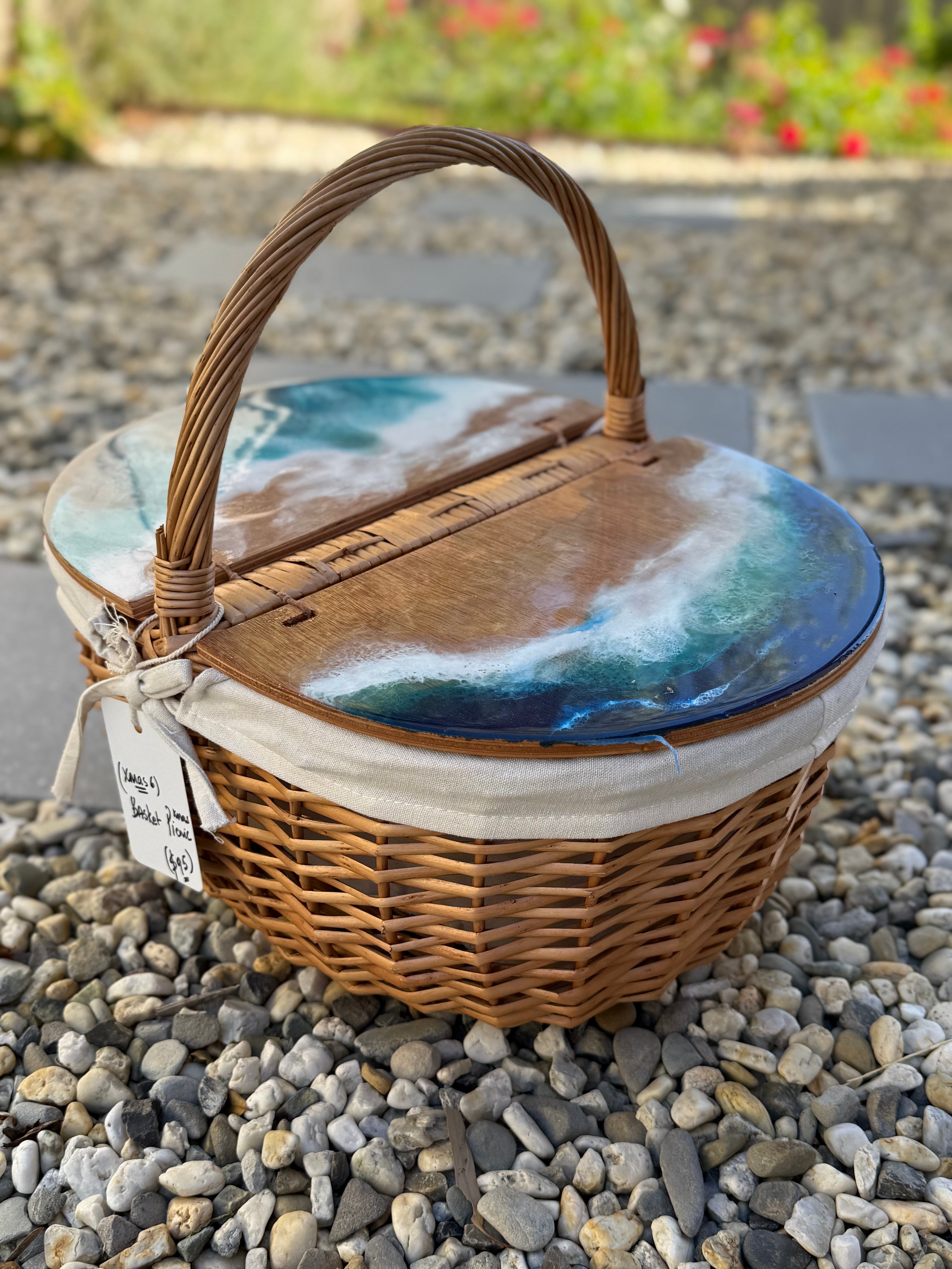 Picnic basket | handmade | home decor | homewares | beach basket | gift ideas