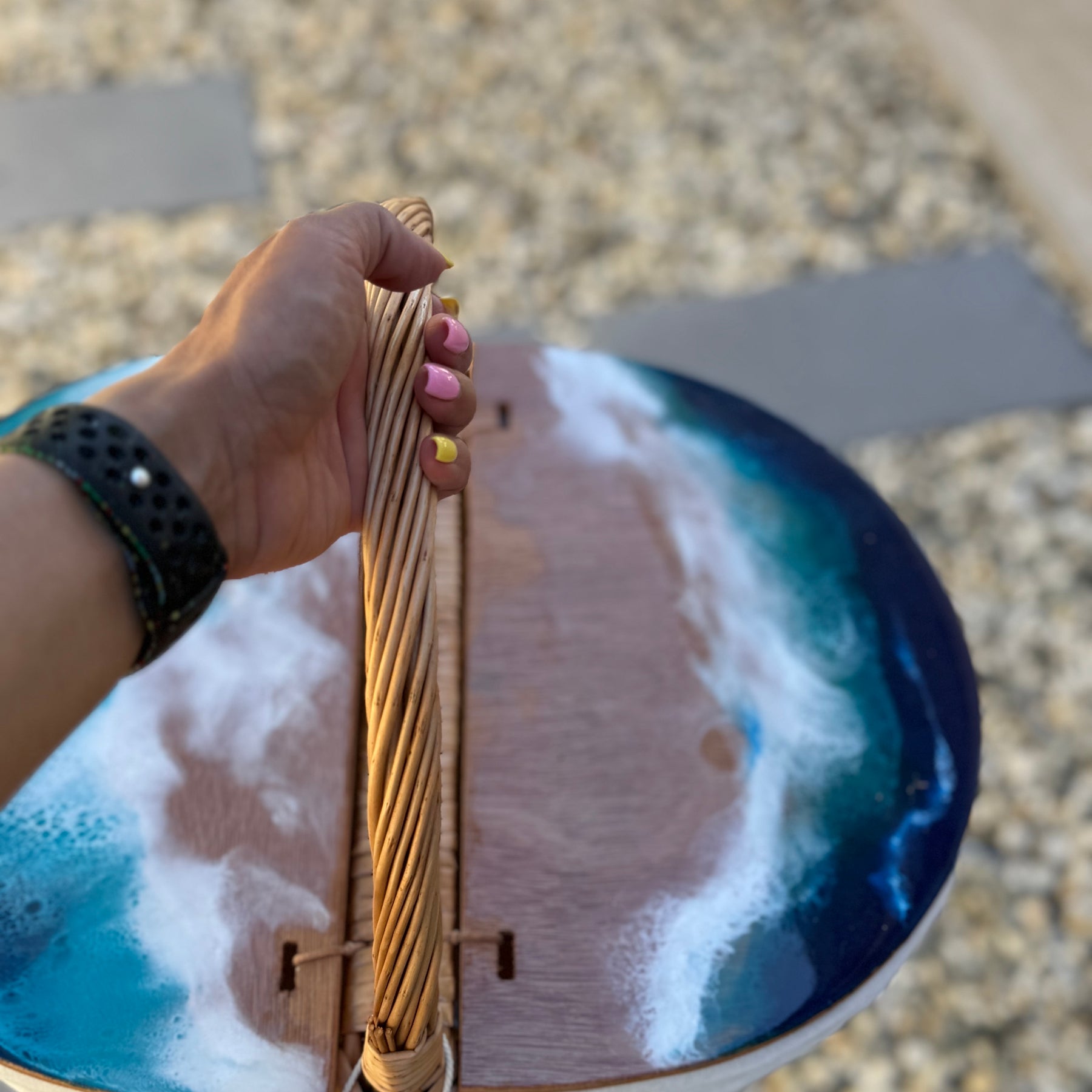 Picnic basket | handmade | home decor | homewares | beach basket | gift ideas