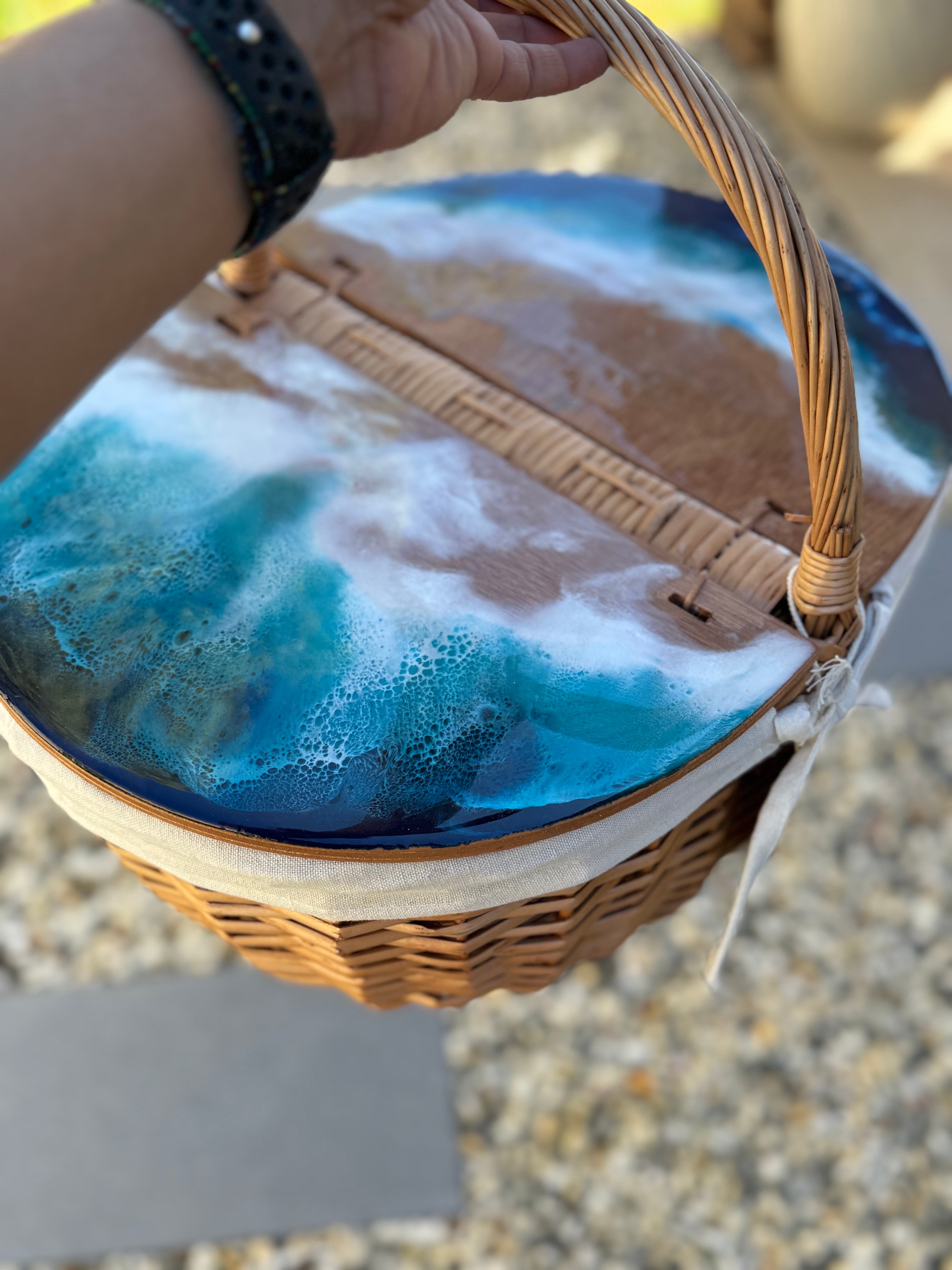Picnic basket | handmade | home decor | homewares | beach basket | gift ideas