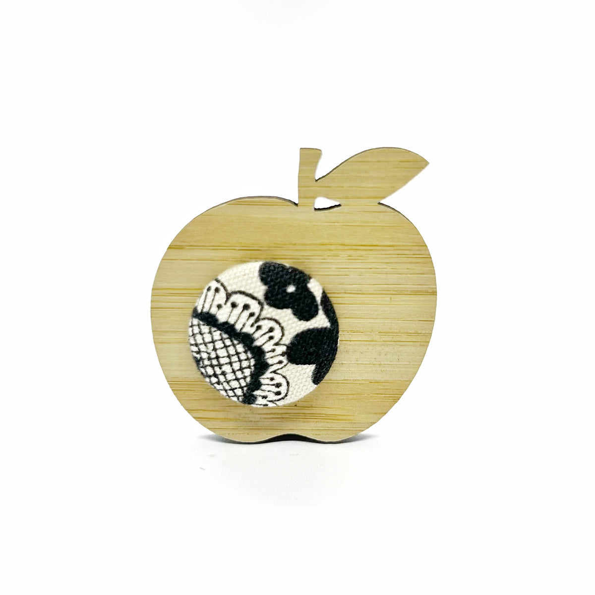 Kimono Apple Brooch