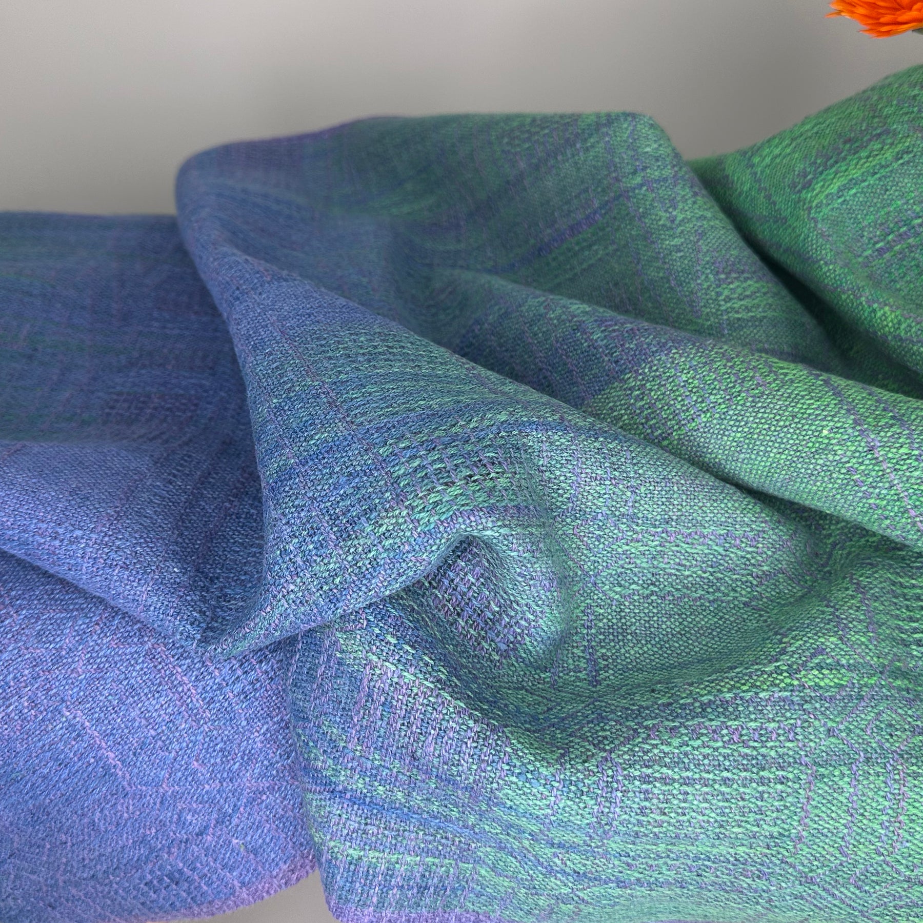 Hand-Dyed and Handwoven Linen/Cotton Tea Towels