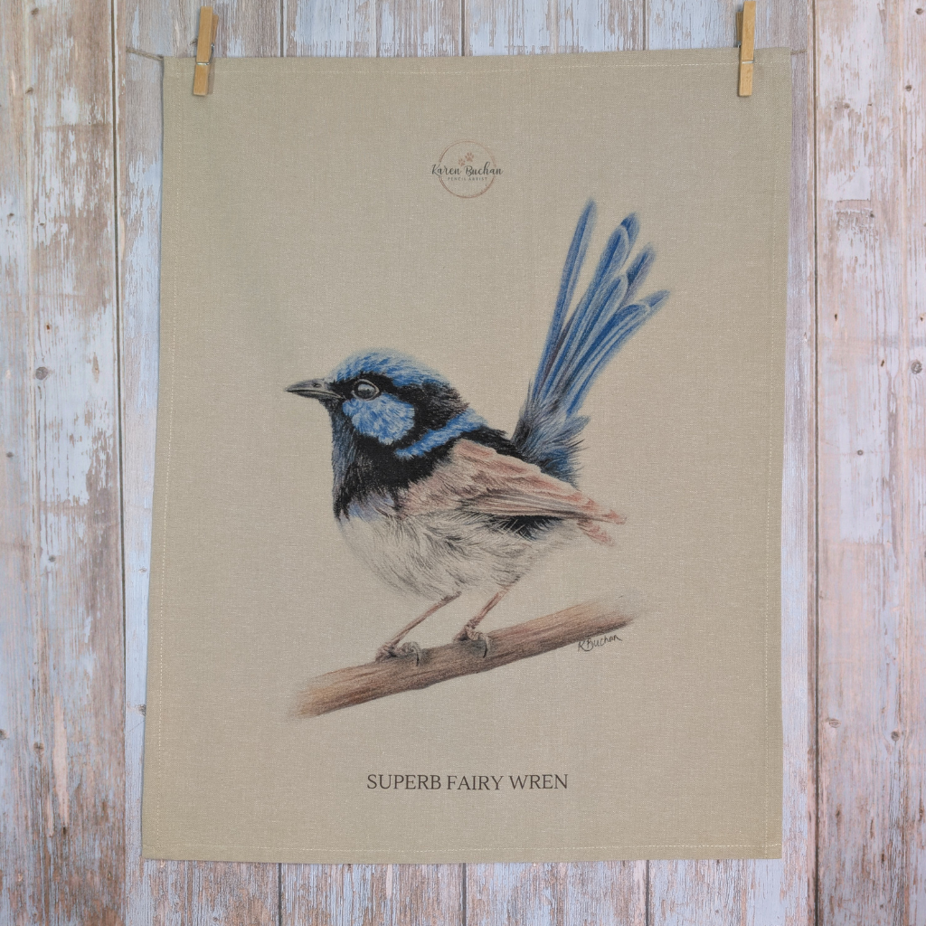 Superb Fairy Wren | Cotton Tea Towel