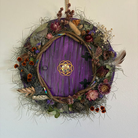 Wreath - Faery Door (Purple)